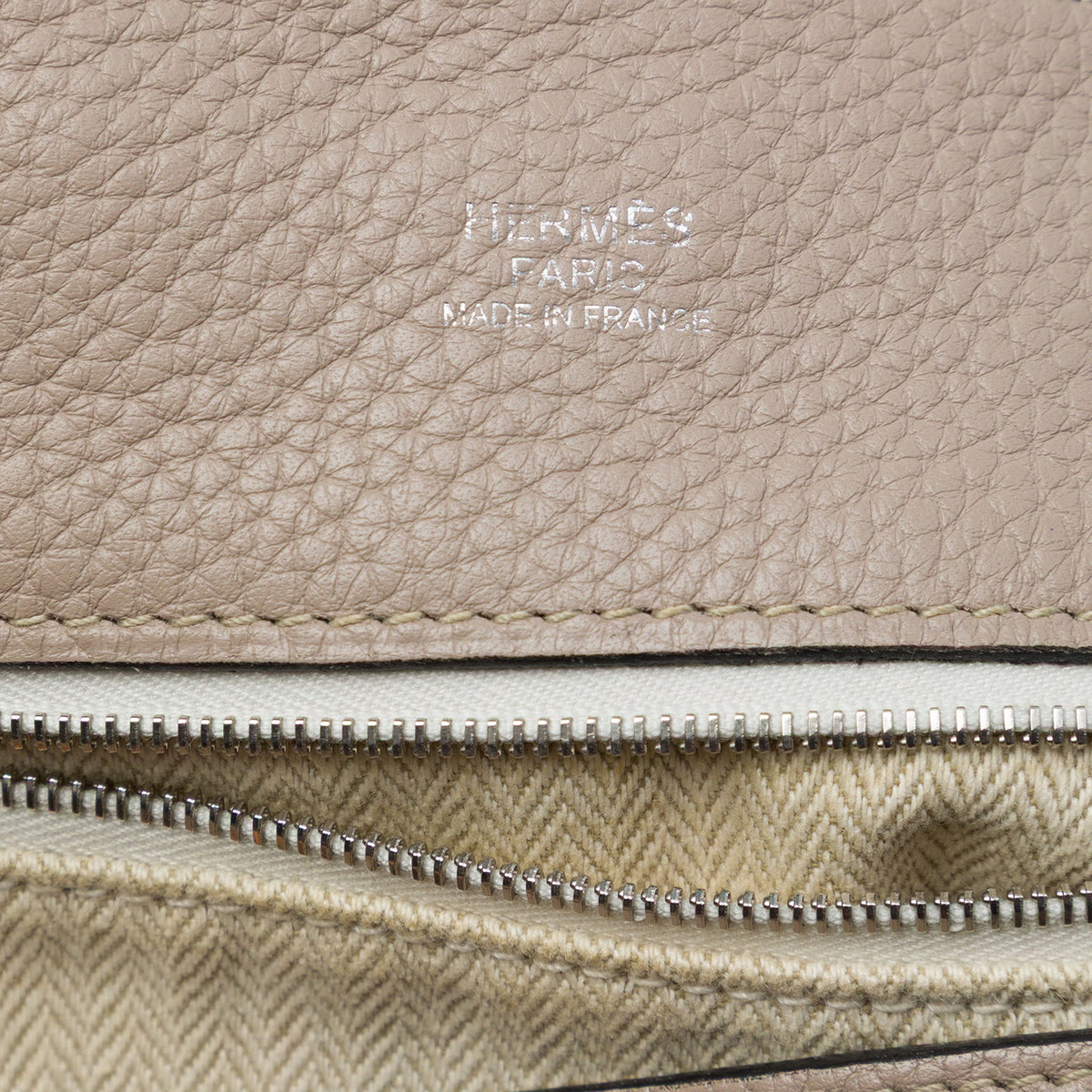 Hermès Clemence Marwari GM — Brown