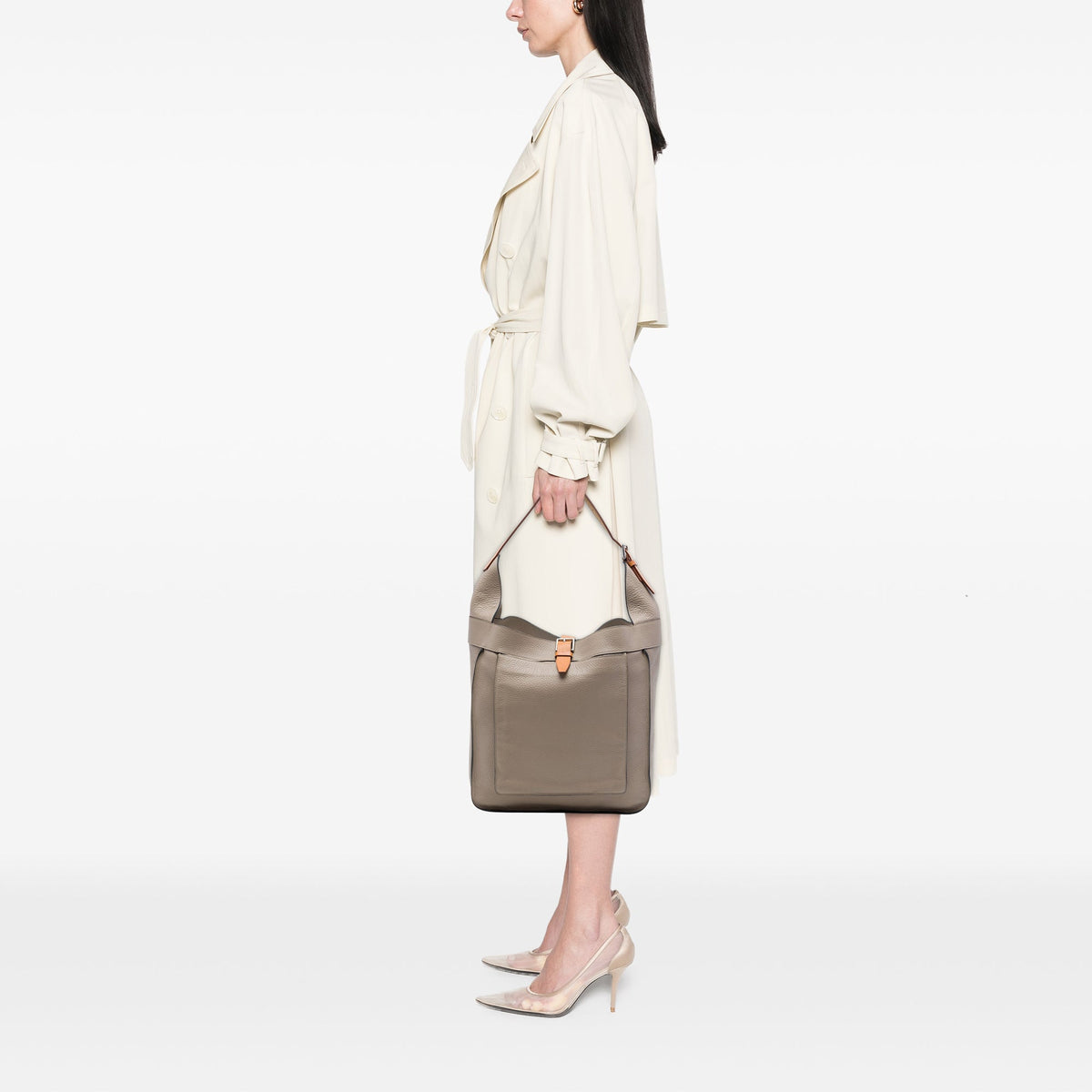 Hermès Clemence Marwari GM — Brown