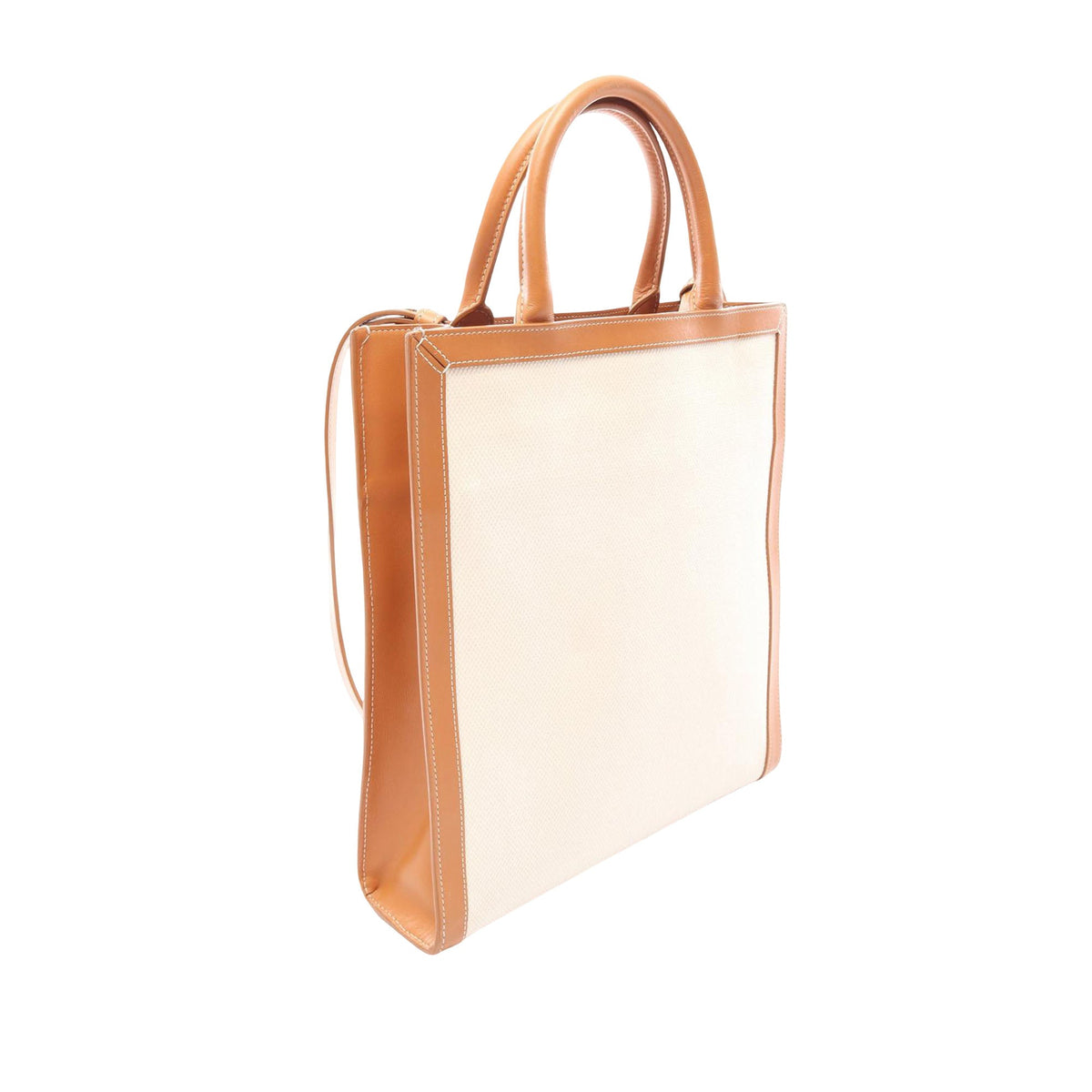 Celine Small Canvas Vertical Cabas Satchel