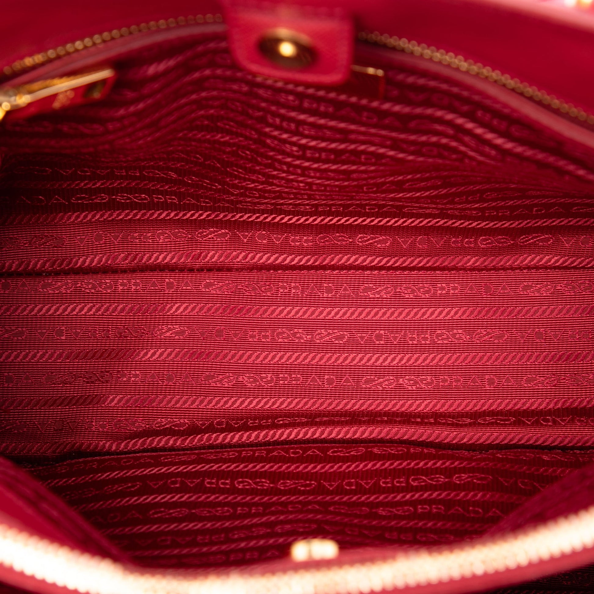 Prada Medium Saffiano Lux Galleria Satchel
