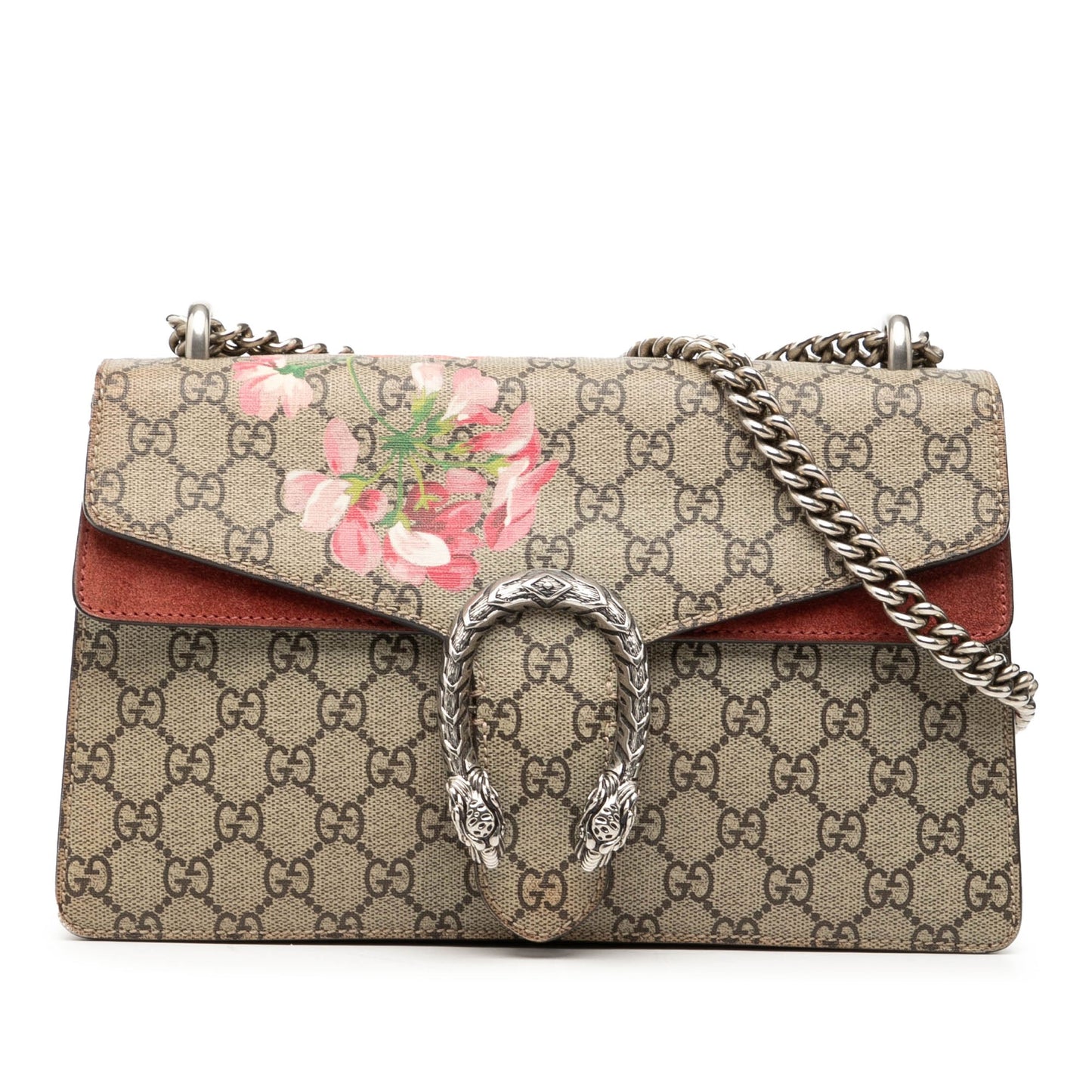 Gucci Small GG Supreme Blooms Dionysus Shoulder Bag