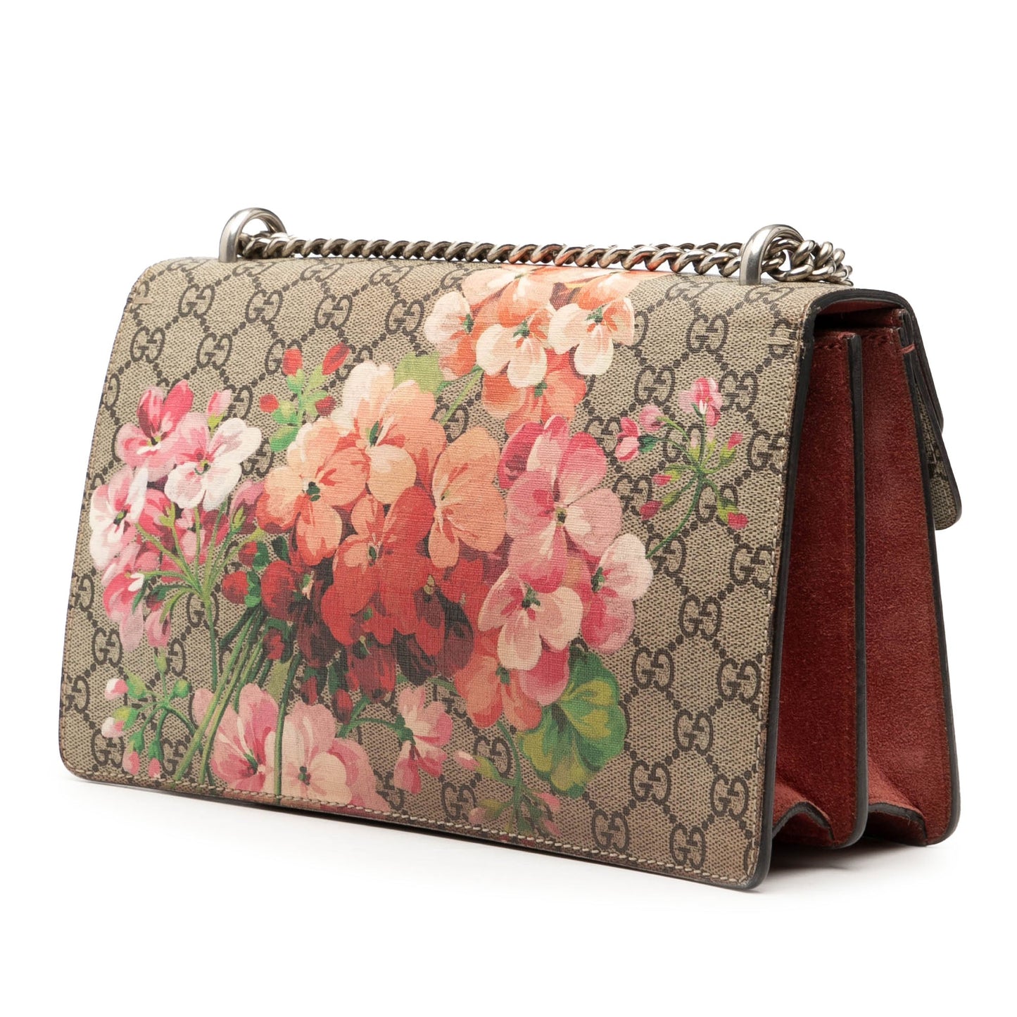Gucci Small GG Supreme Blooms Dionysus Shoulder Bag