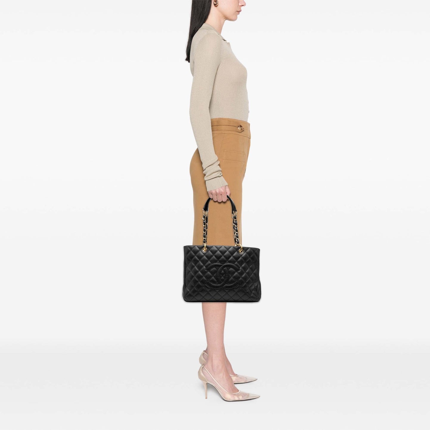 Chanel Caviar Grand Shopping Tote