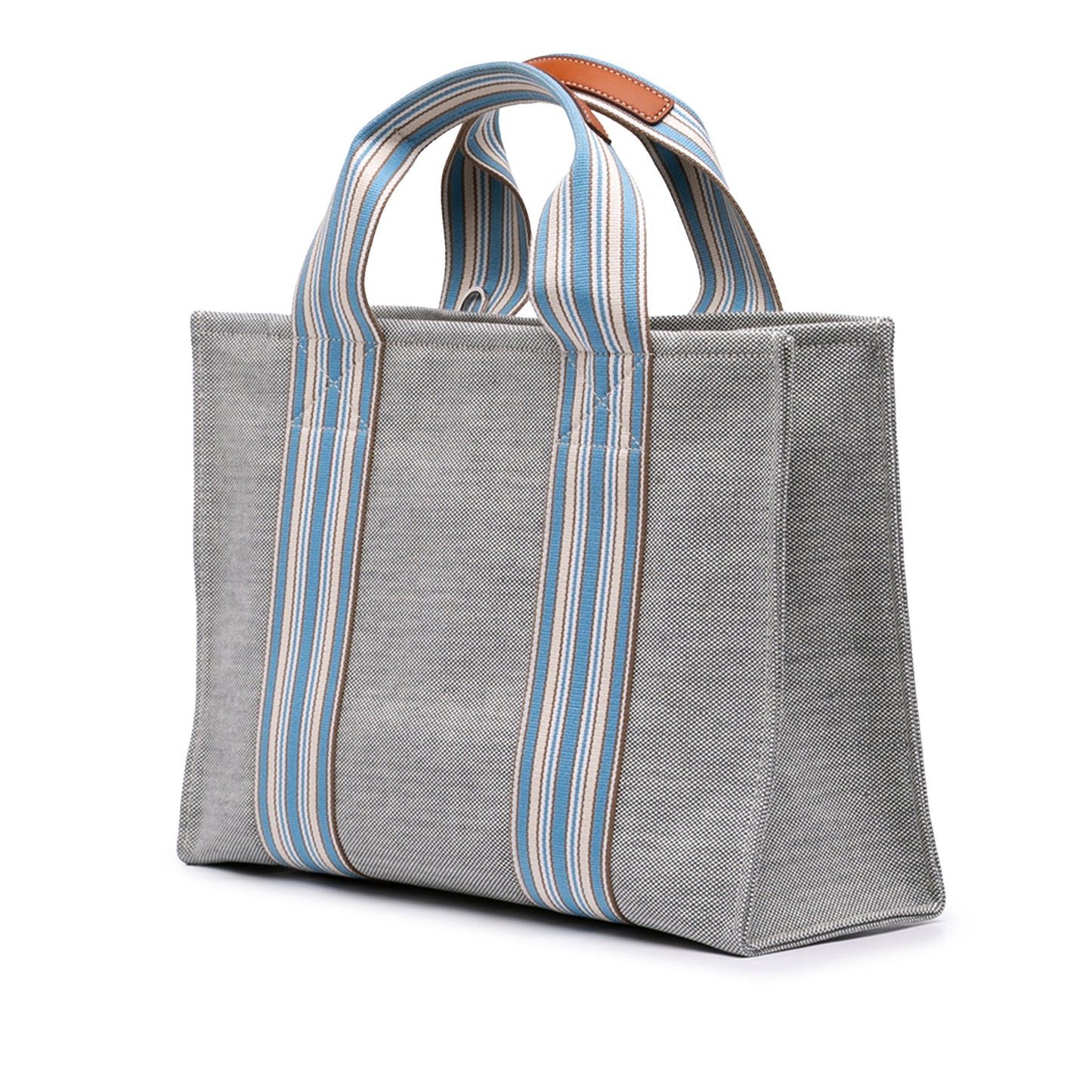 Loro Piana Canvas The Suitcase Stripe Tote
