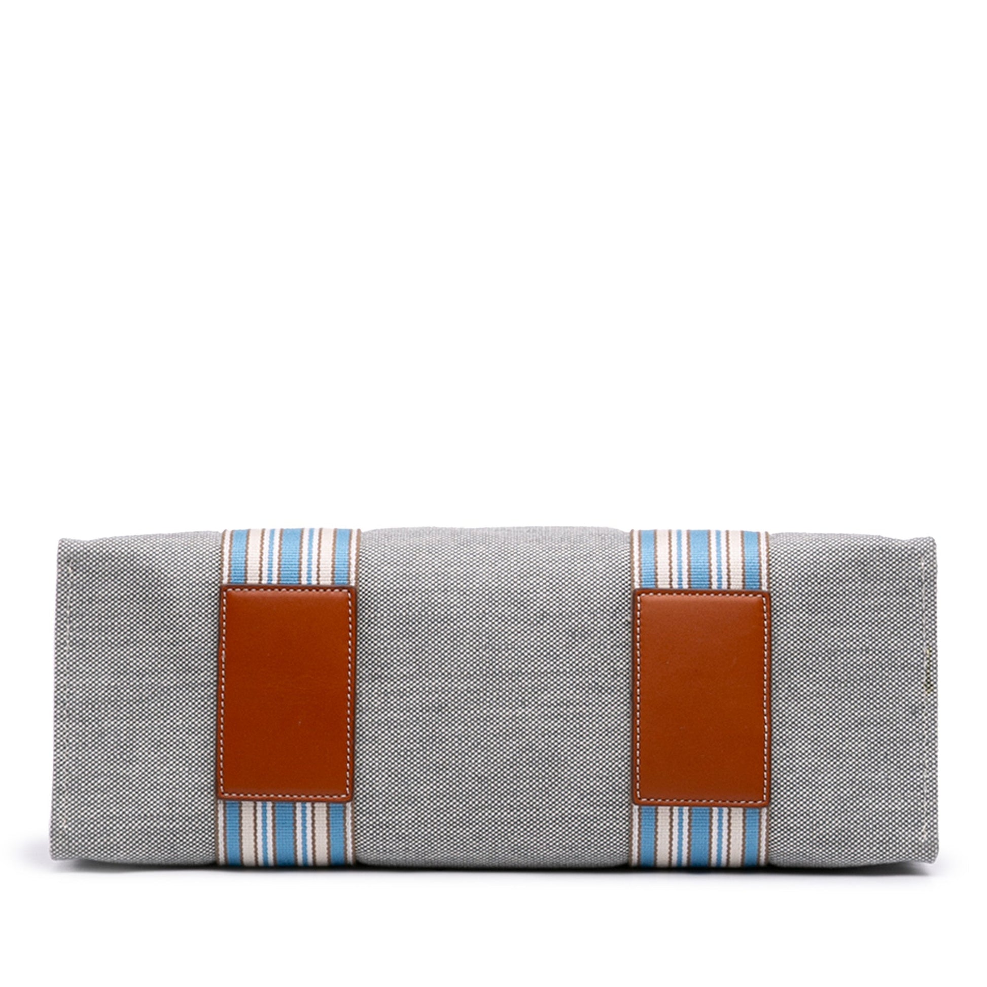 Loro Piana Canvas The Suitcase Stripe Tote