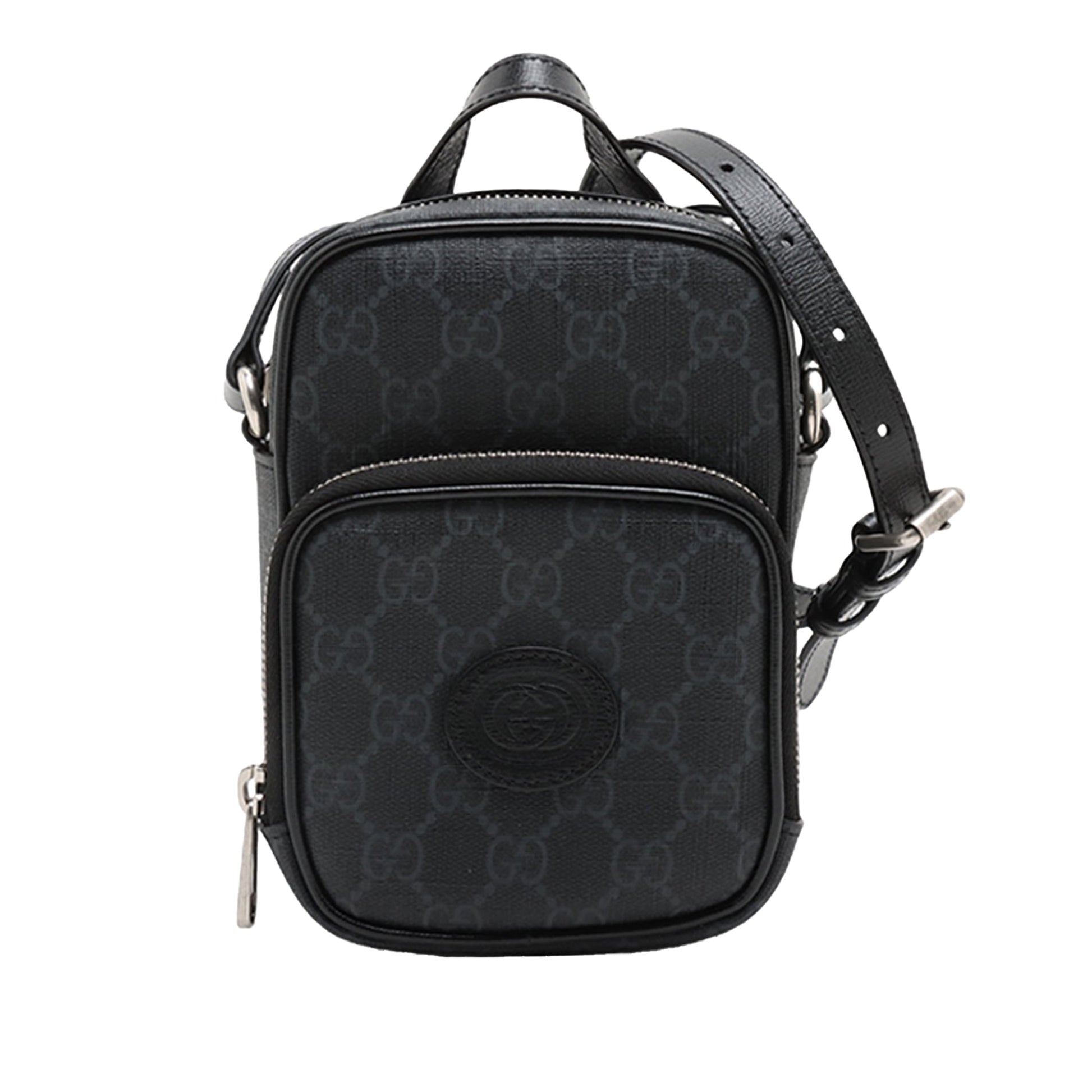 Gucci Mini GG Supreme Interlocking G Satchel