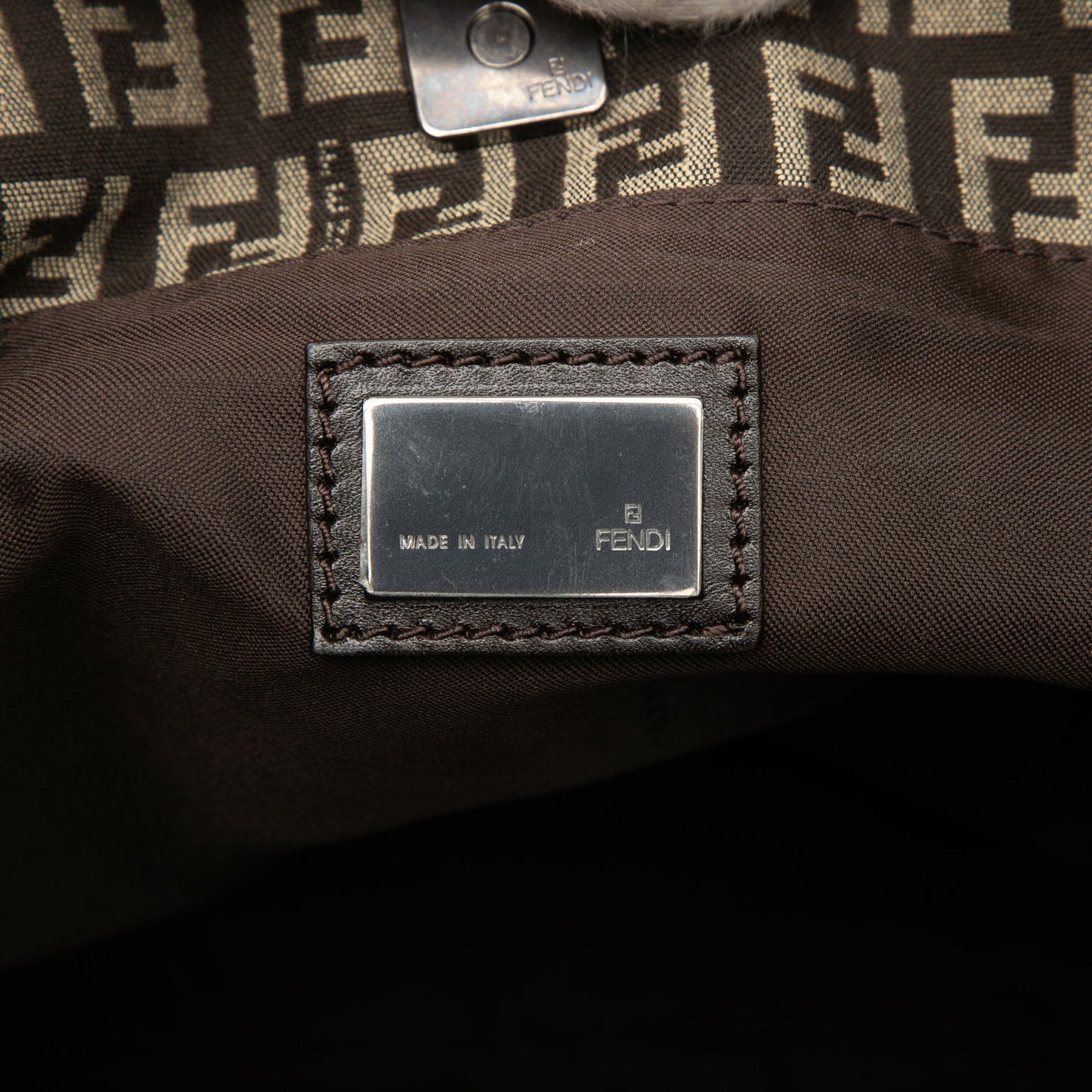 Fendi Zucchino Canvas Tote