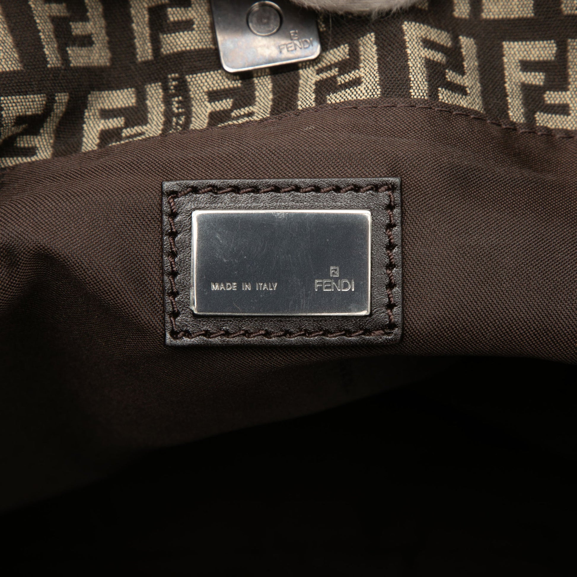 Fendi Zucchino Canvas Tote