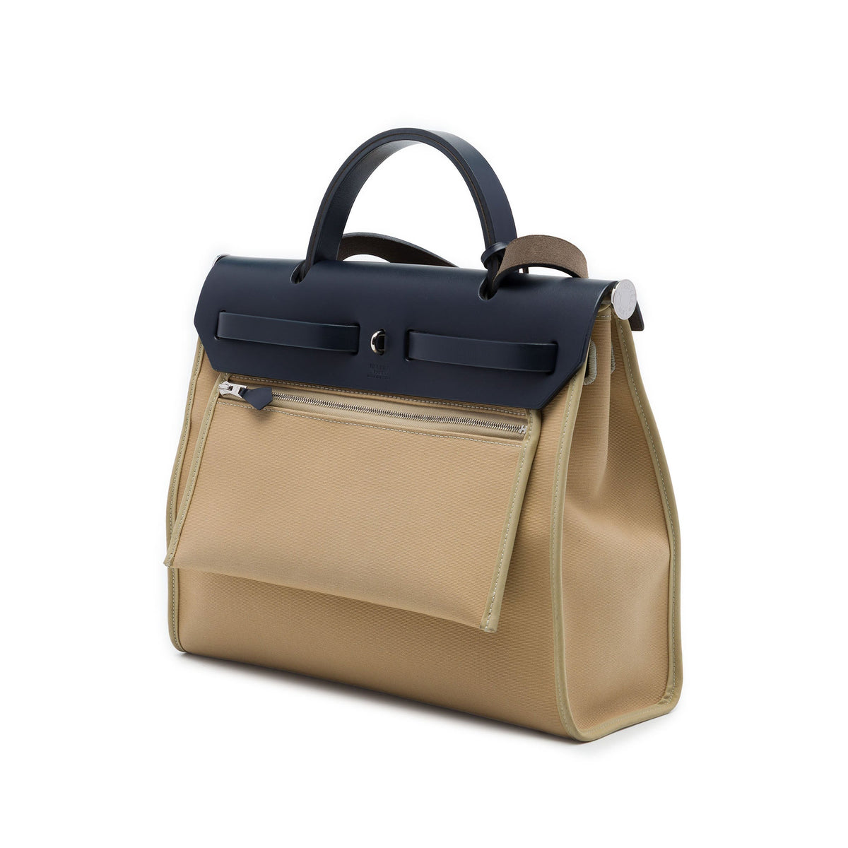 Hermès Toile Herbag Zip 31 — Beige