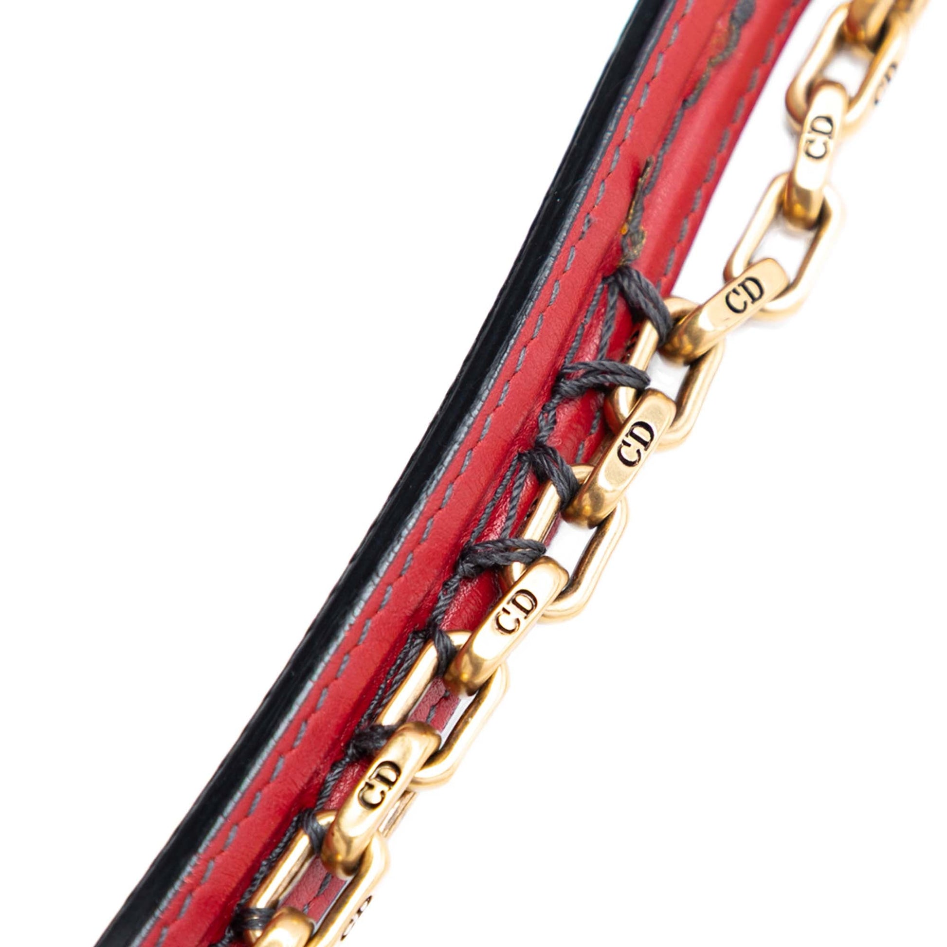 Dior Mini Lambskin Cannage Studded Supple Lady Dior