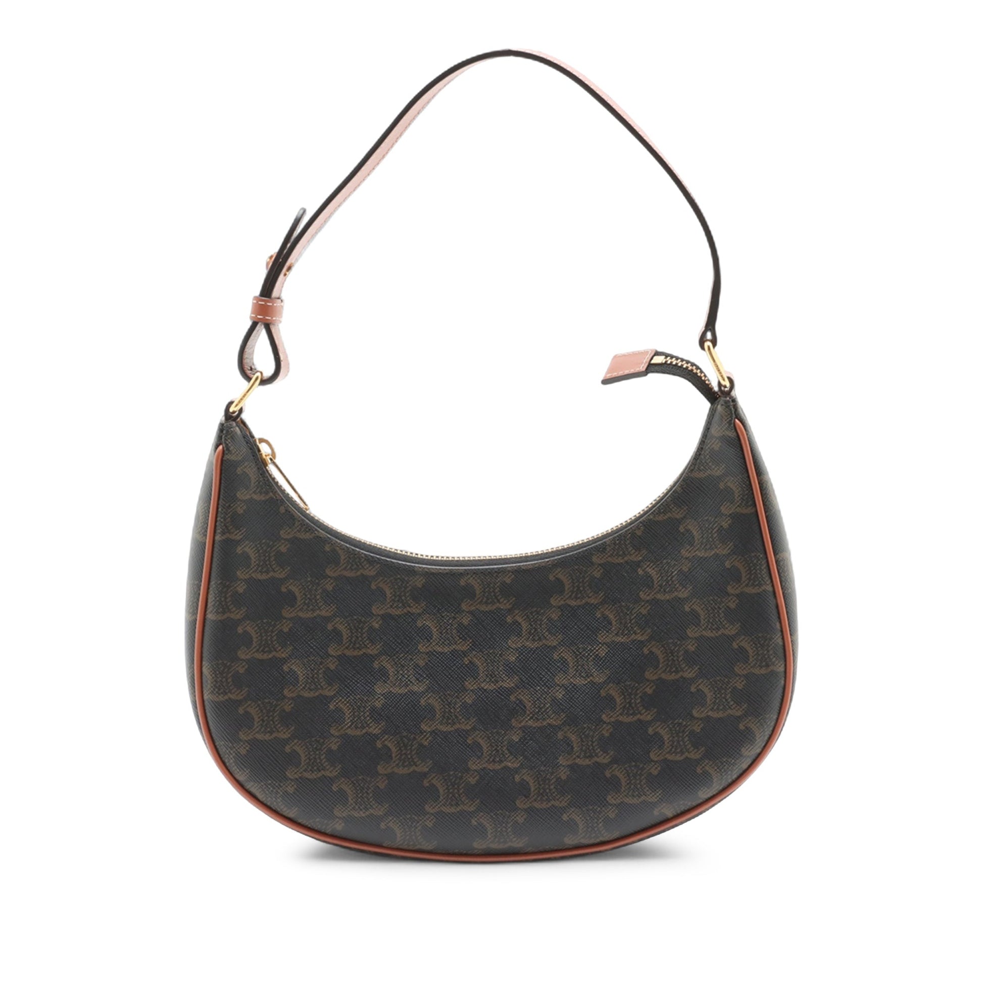 Celine Mini Triomphe Coated Canvas Ava Shoulder Bag