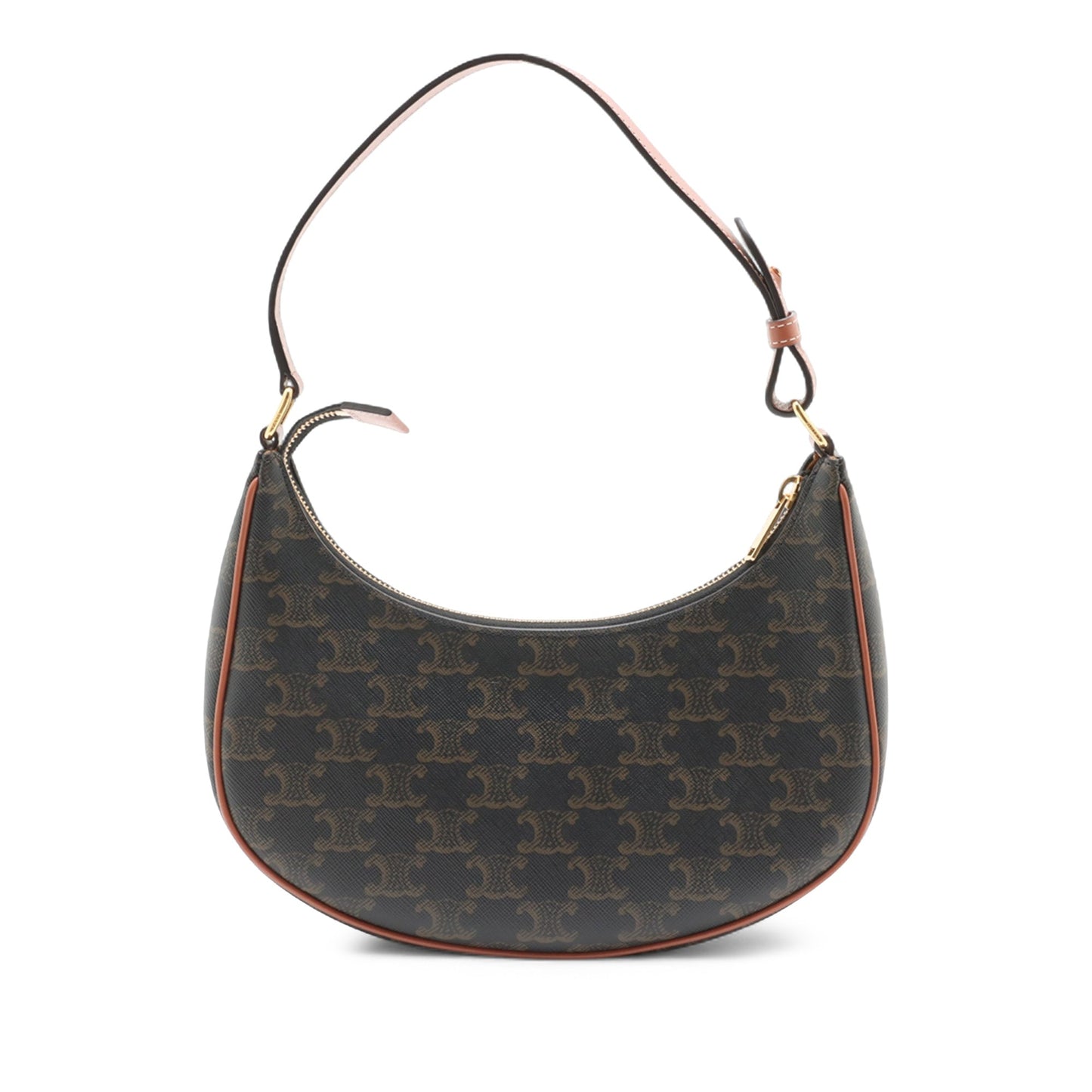 Celine Mini Triomphe Coated Canvas Ava Shoulder Bag