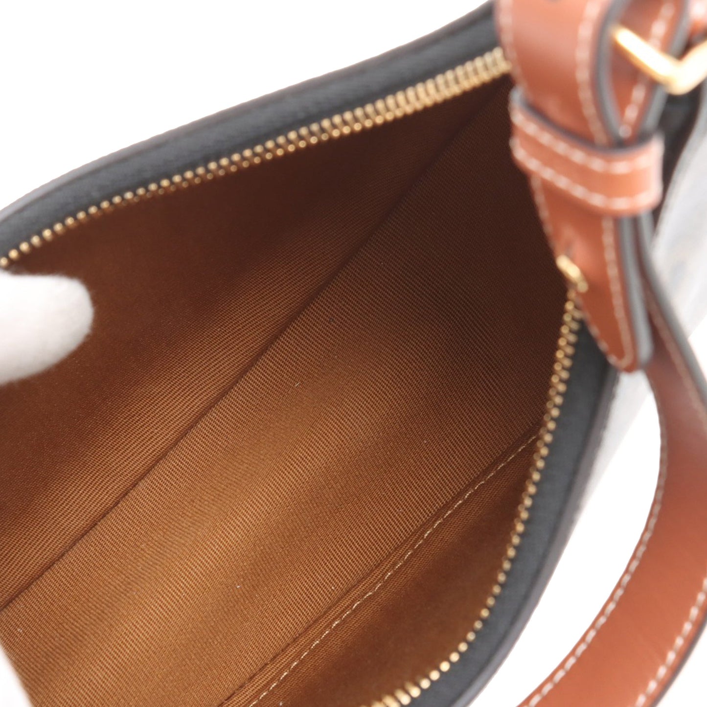 Celine Mini Triomphe Coated Canvas Ava Shoulder Bag