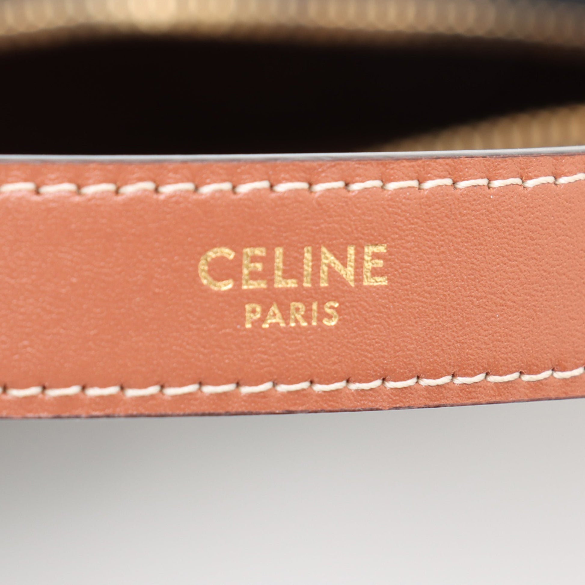 Celine Mini Triomphe Coated Canvas Ava Shoulder Bag
