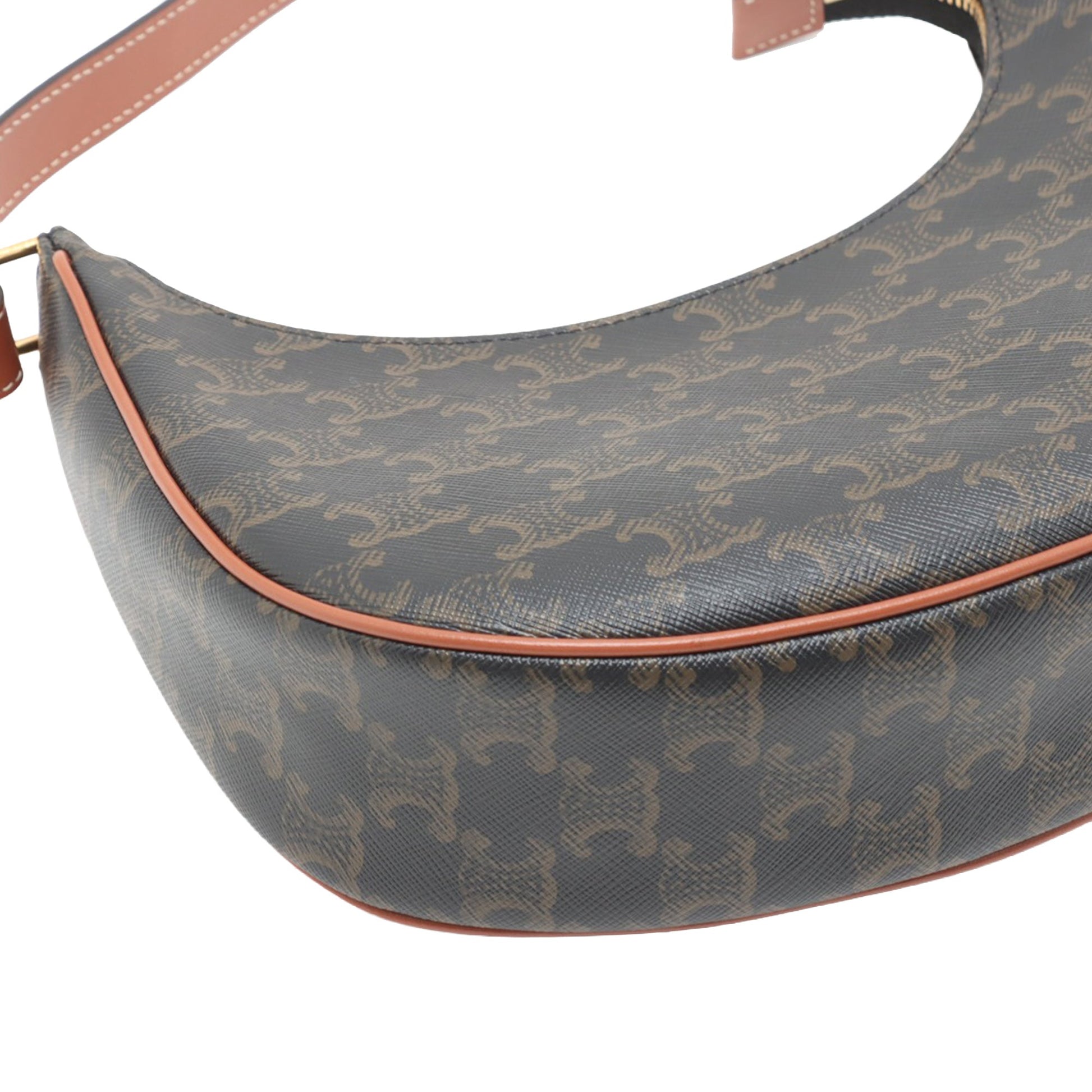 Celine Mini Triomphe Coated Canvas Ava Shoulder Bag