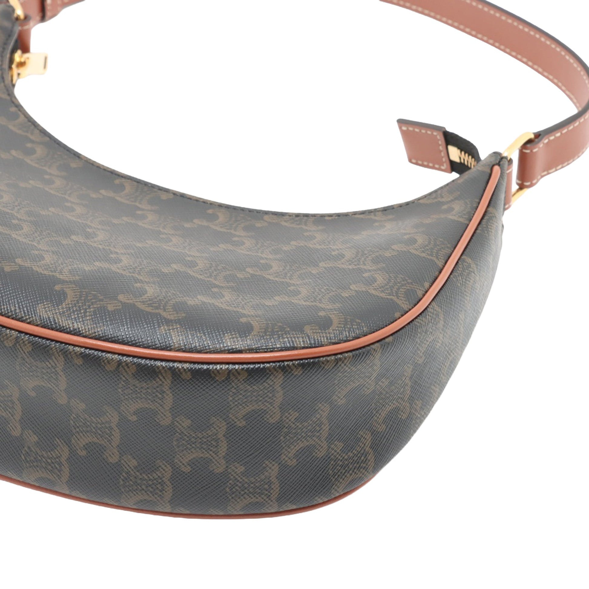 Celine Mini Triomphe Coated Canvas Ava Shoulder Bag