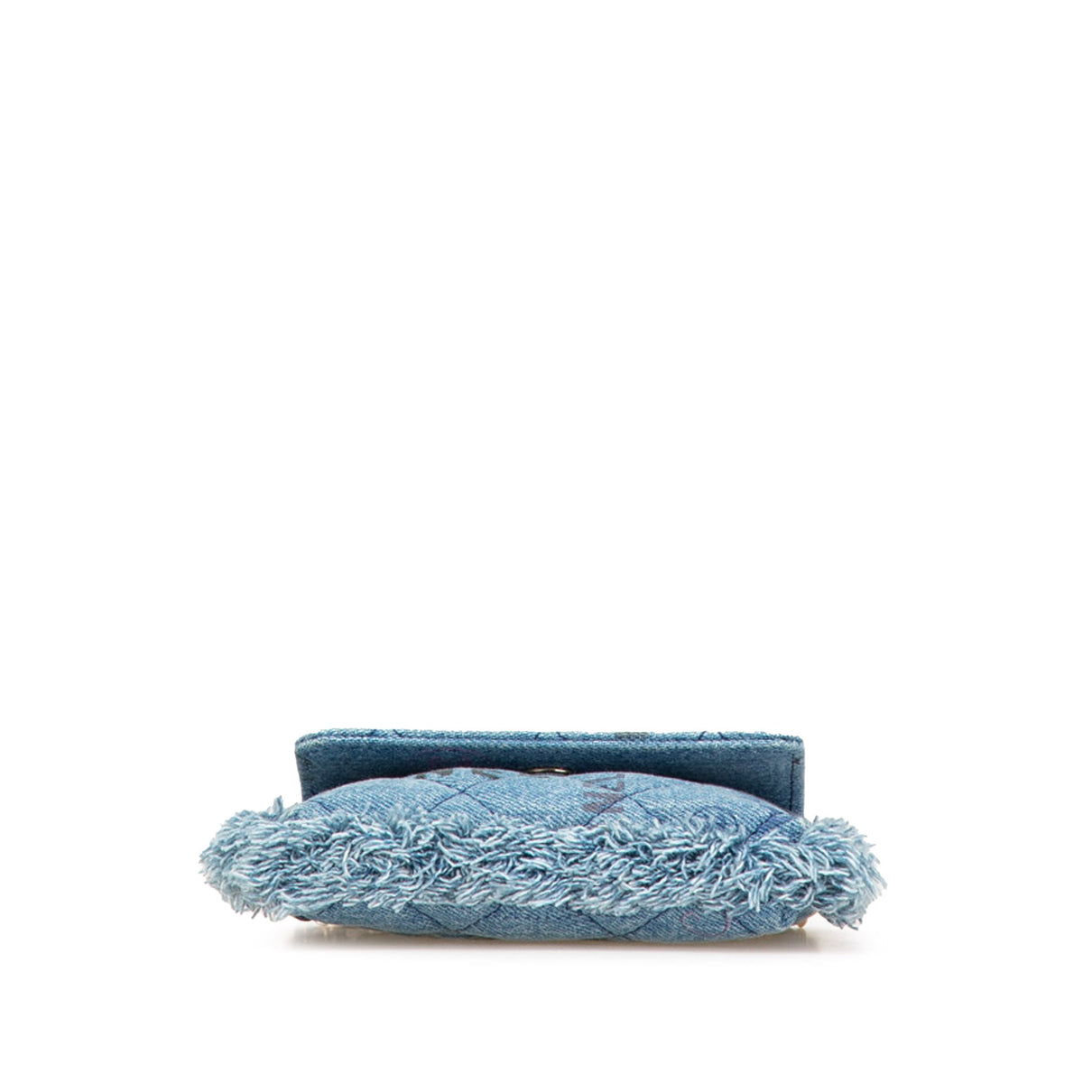 Chanel Mini Denim Mood Clutch with Chain