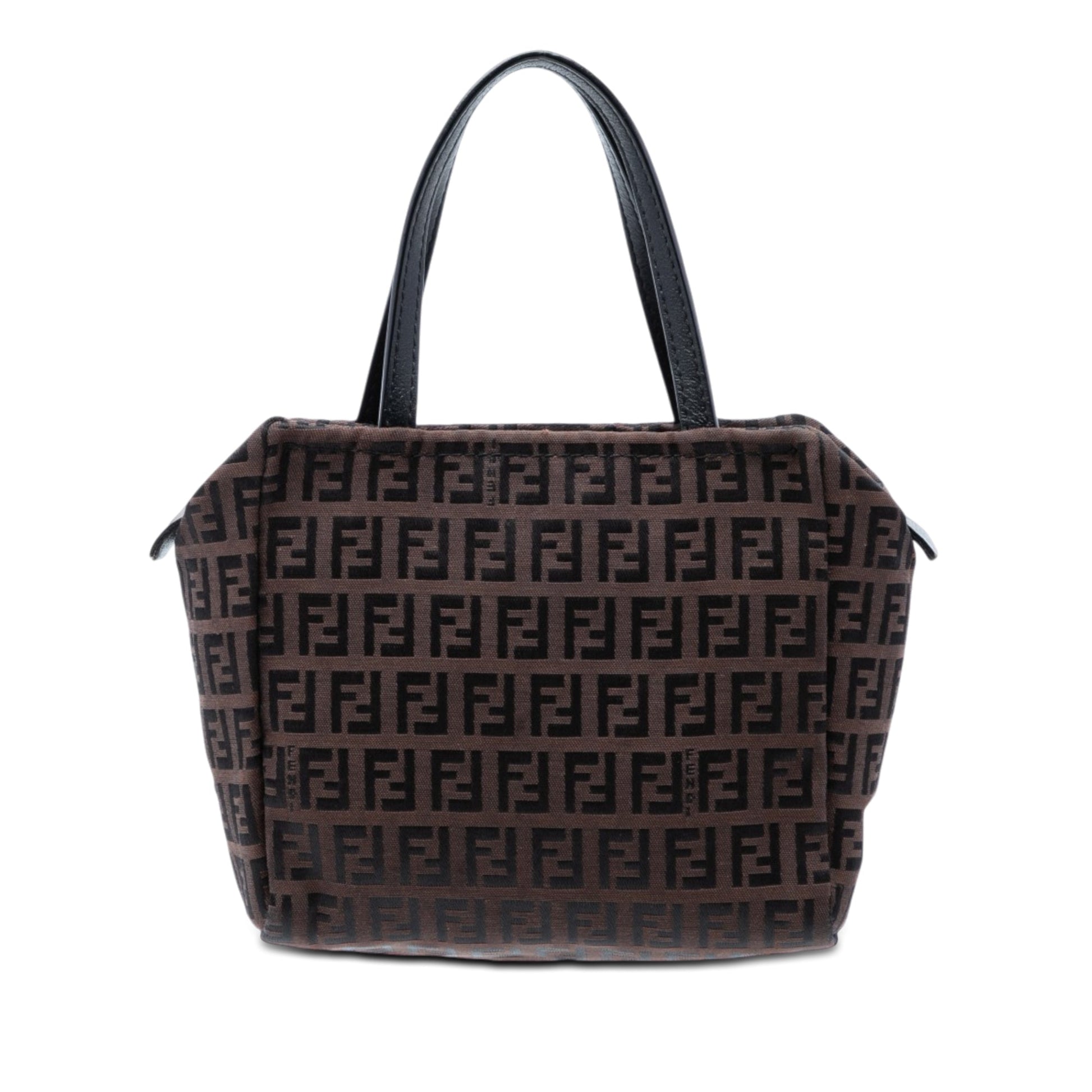Fendi Mini Zucchino Canvas Handbag