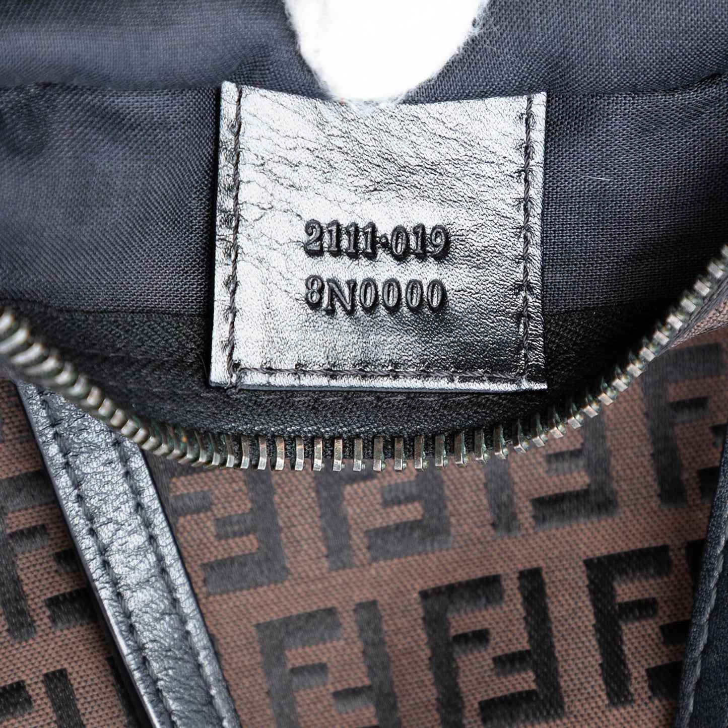 Fendi Mini Zucchino Canvas Handbag