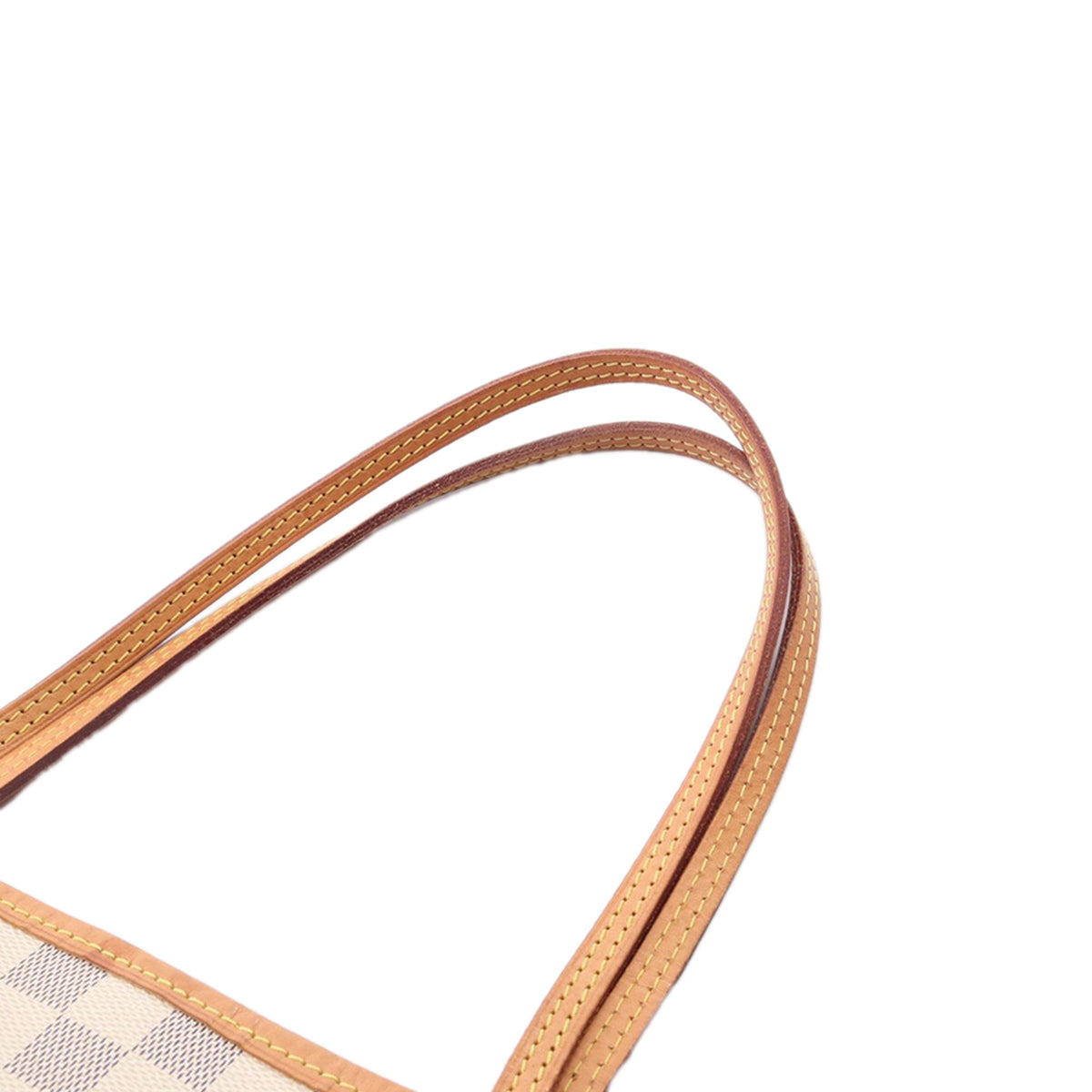 Louis Vuitton Damier Azur Neverfull MM — White