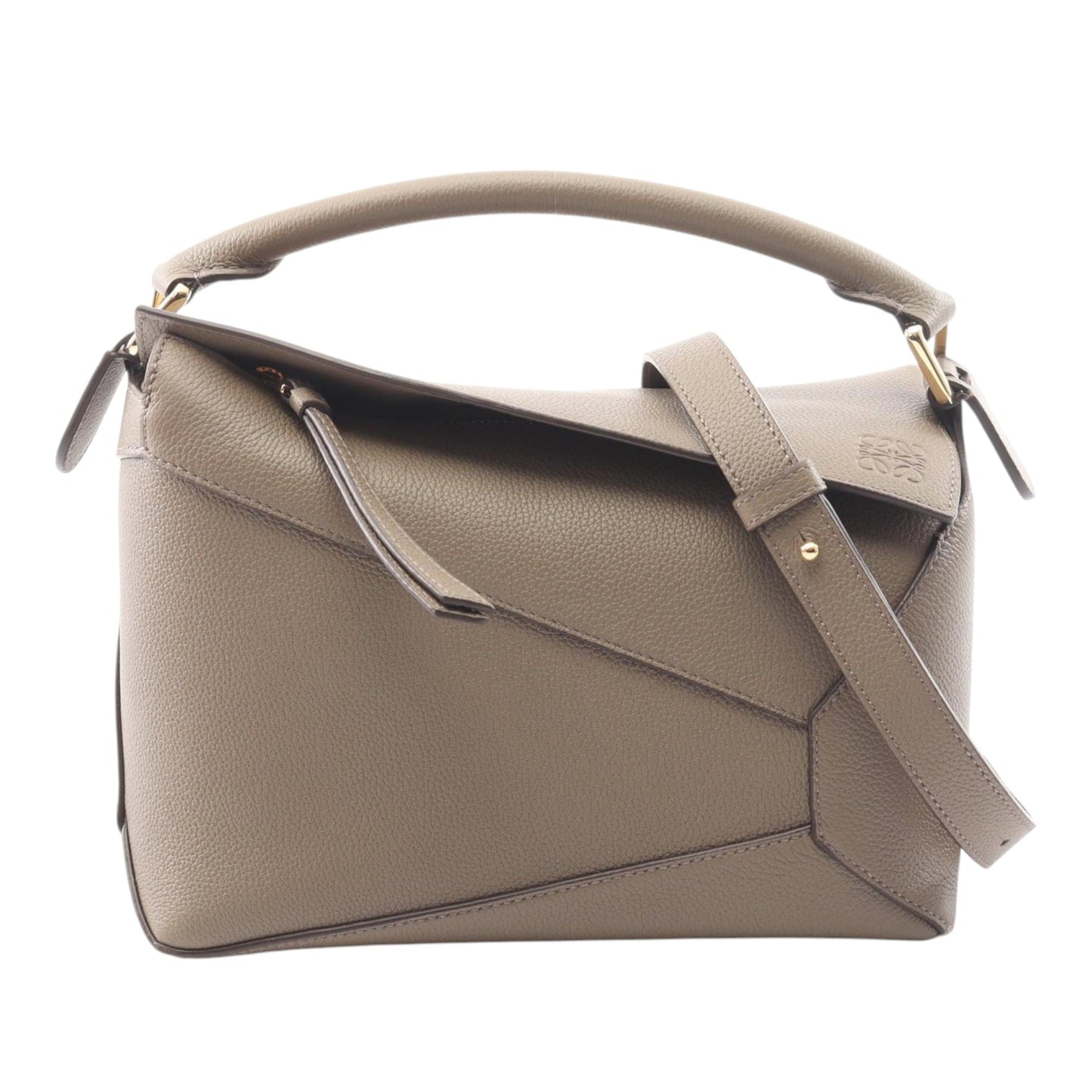 LOEWE Small Calfskin Puzzle Edge Satchel