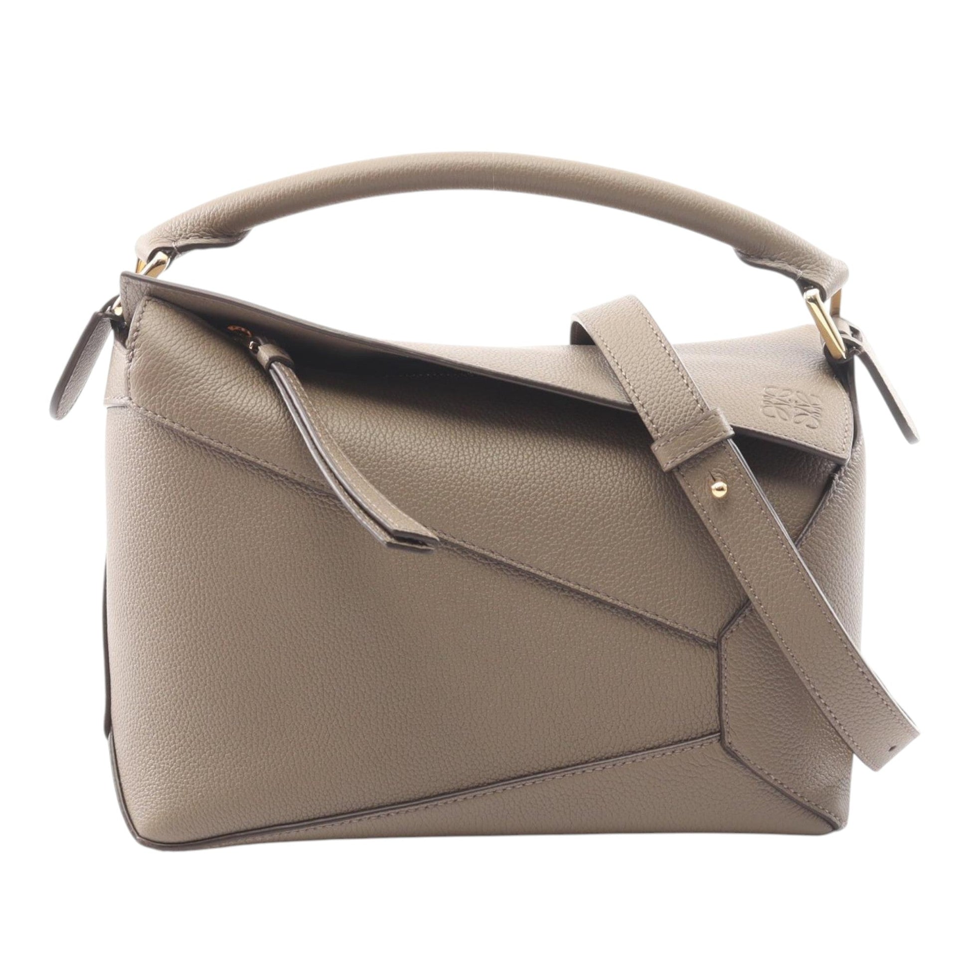 LOEWE Small Calfskin Puzzle Edge Satchel