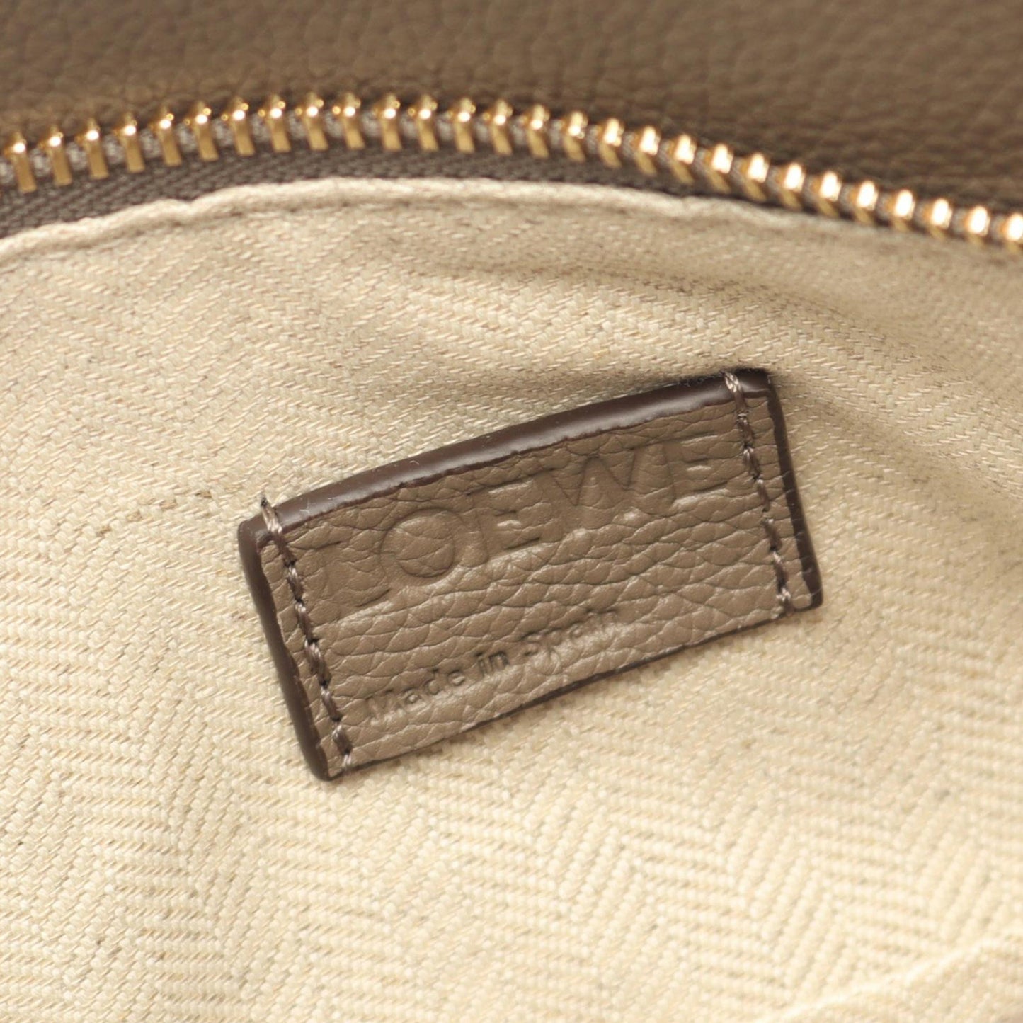 LOEWE Small Calfskin Puzzle Edge Satchel