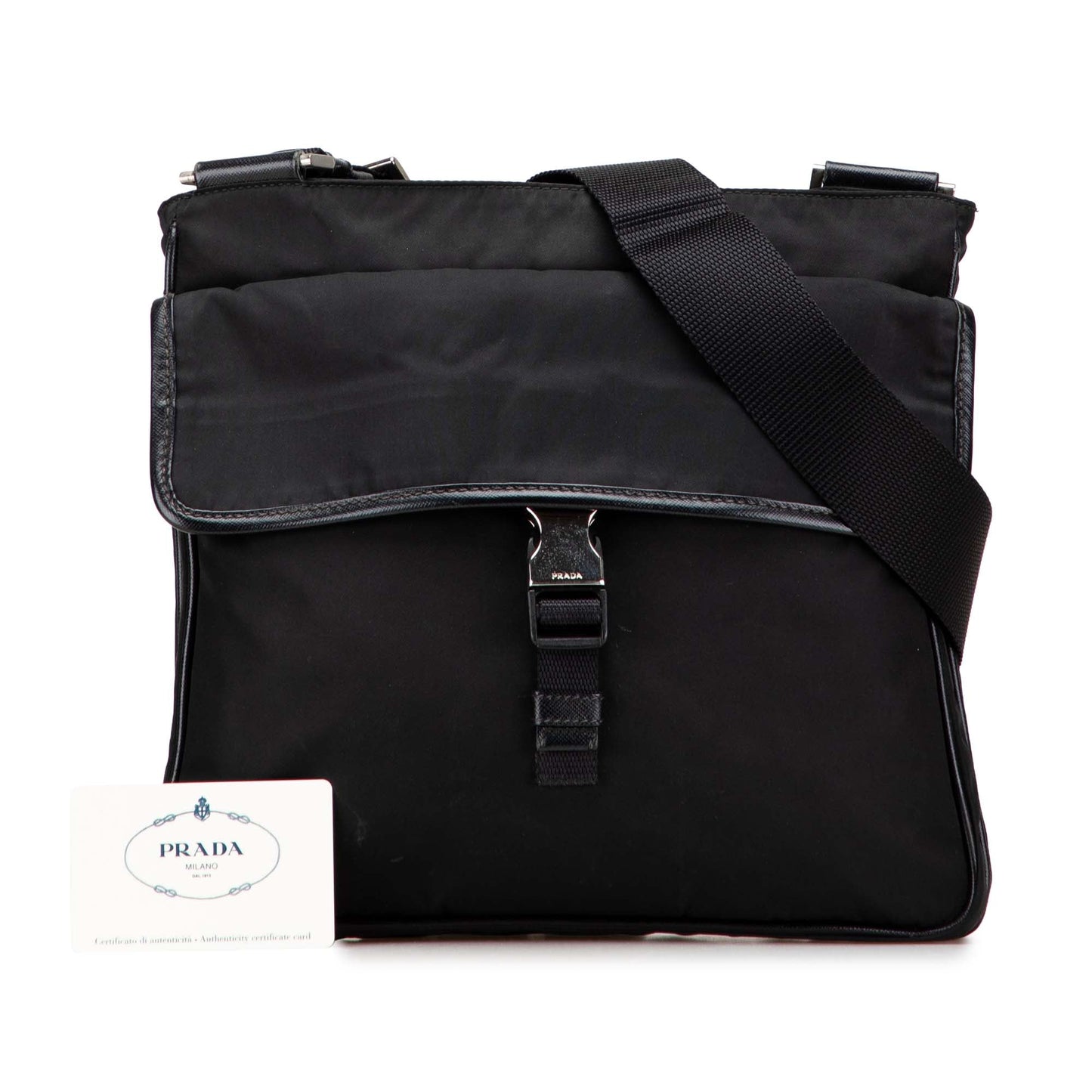 Prada Tessuto Zip Top Crossbody