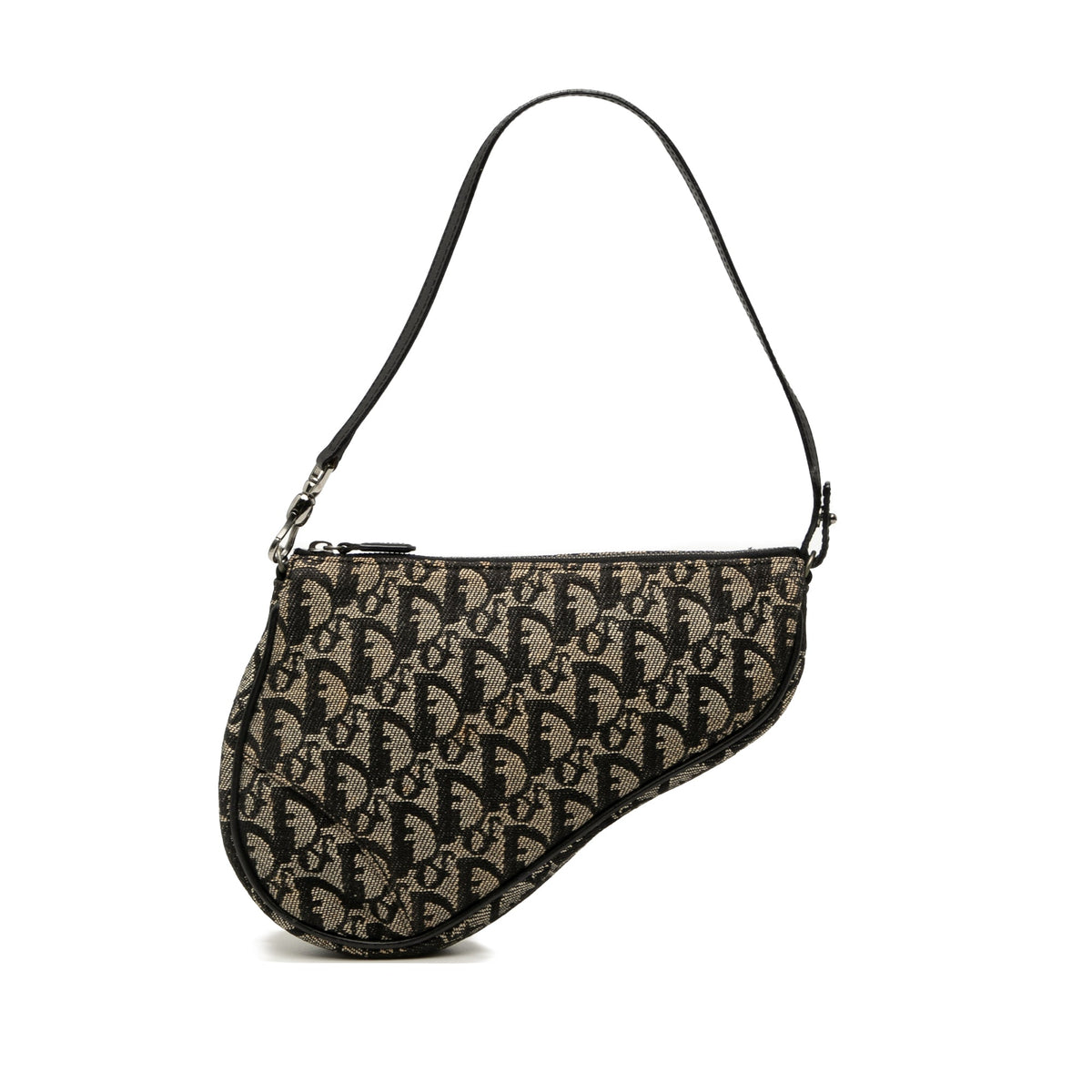 Dior Mini Diorissimo Canvas Saddle Pochette