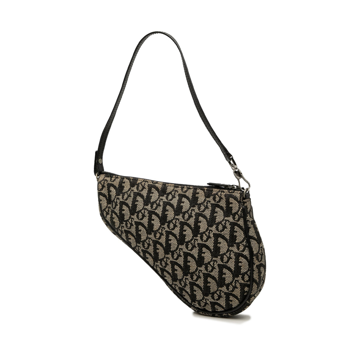 Dior Mini Diorissimo Canvas Saddle Pochette