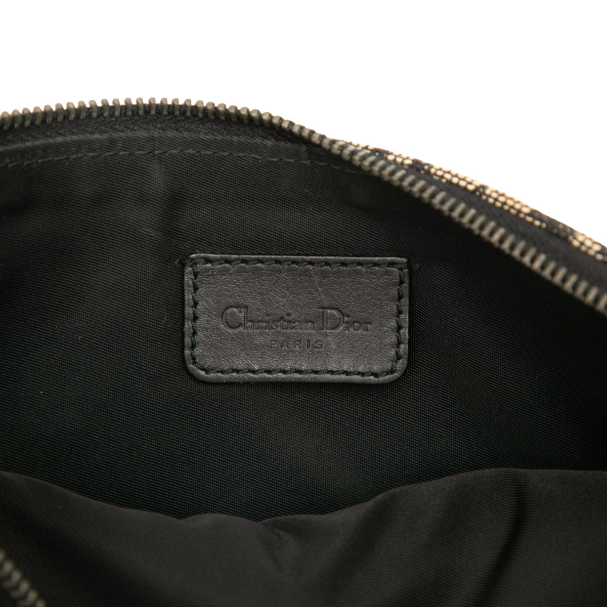 Dior Mini Diorissimo Canvas Saddle Pochette