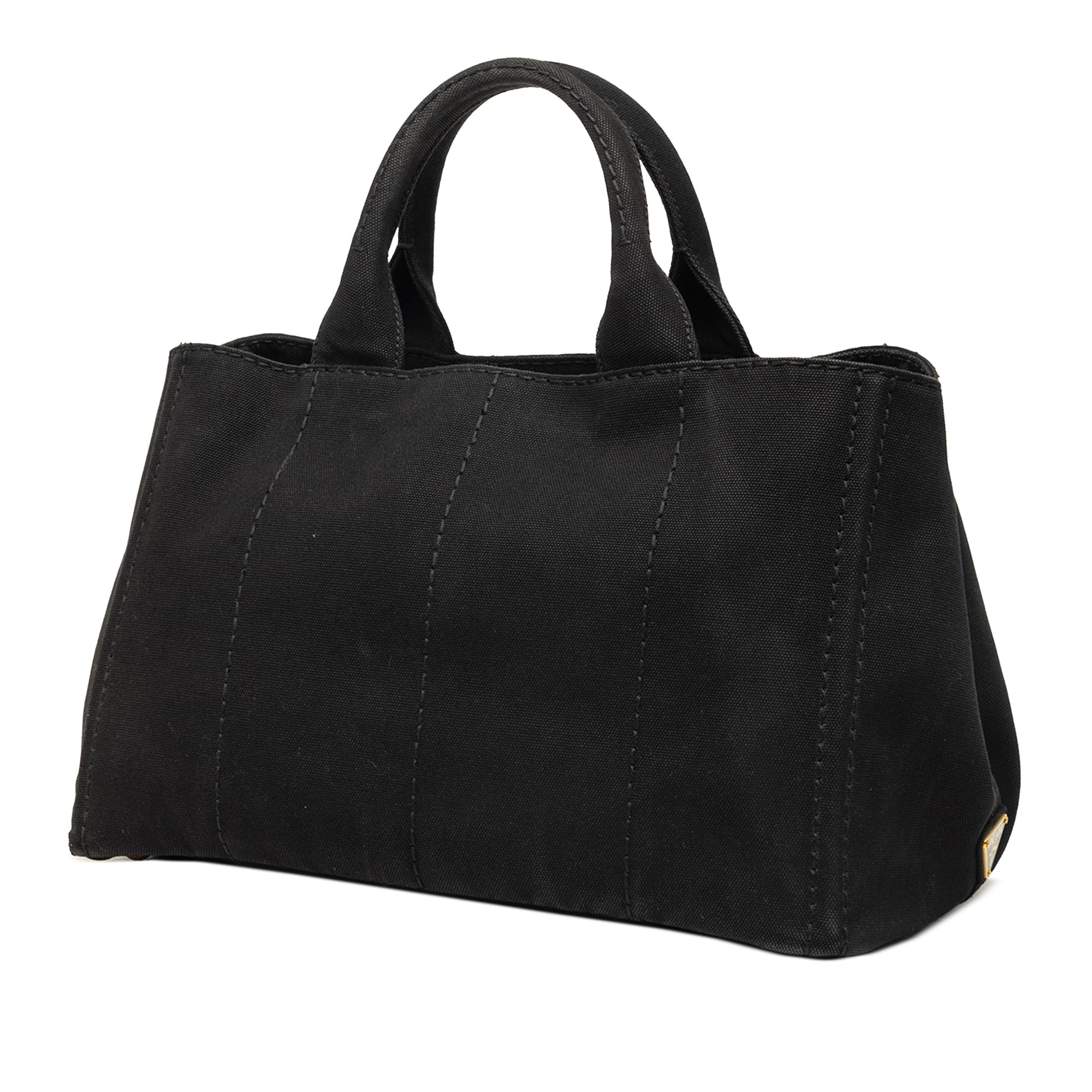 Prada Canvas Canapa Logo Tote