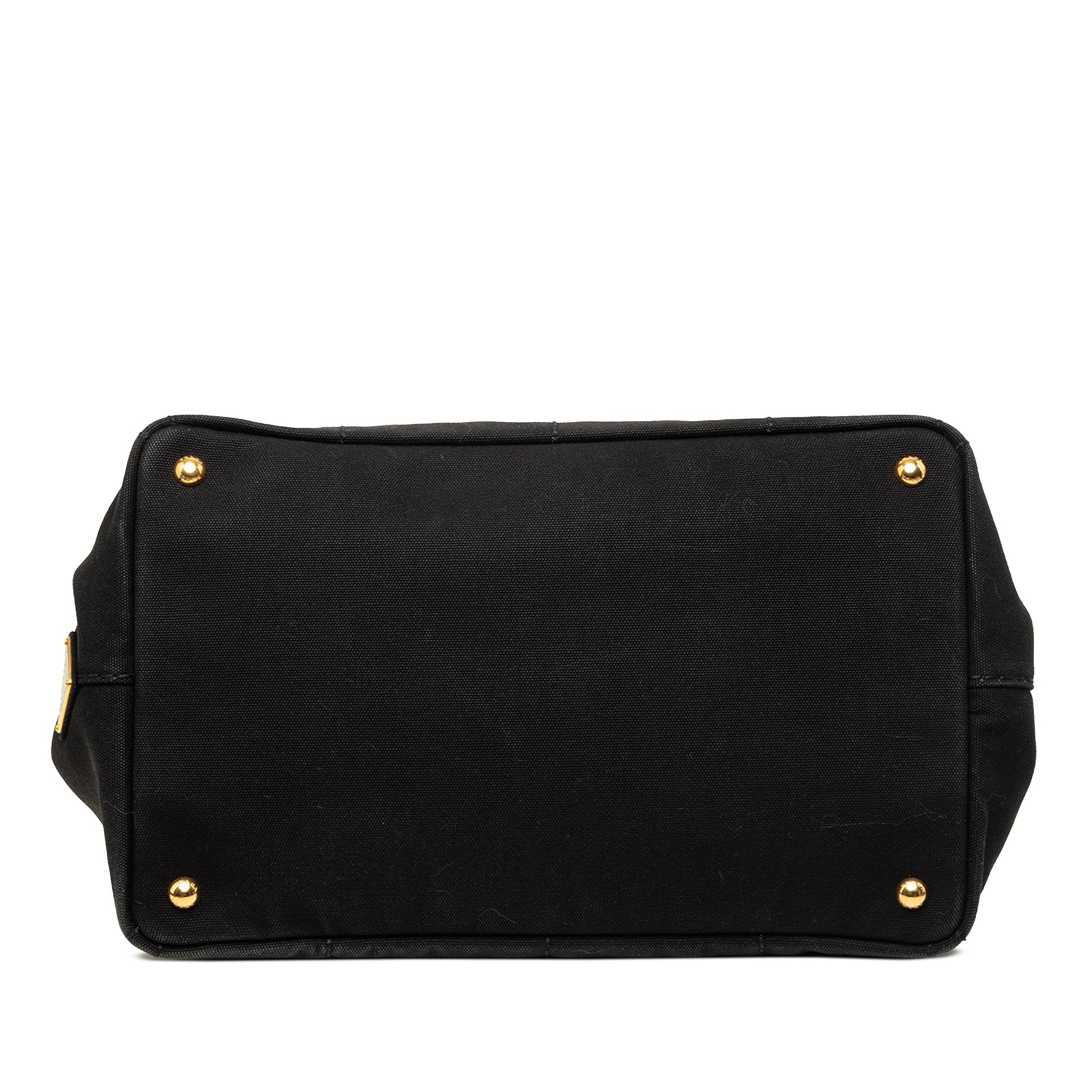 Prada Canvas Canapa Logo Tote