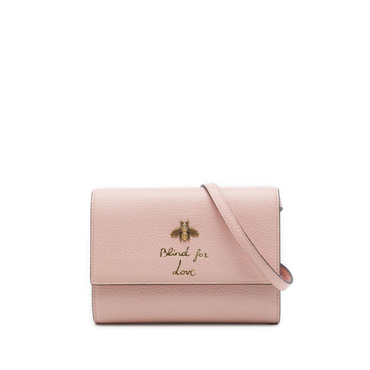Gucci Calfskin Animalier Blind For Love Crossbody
