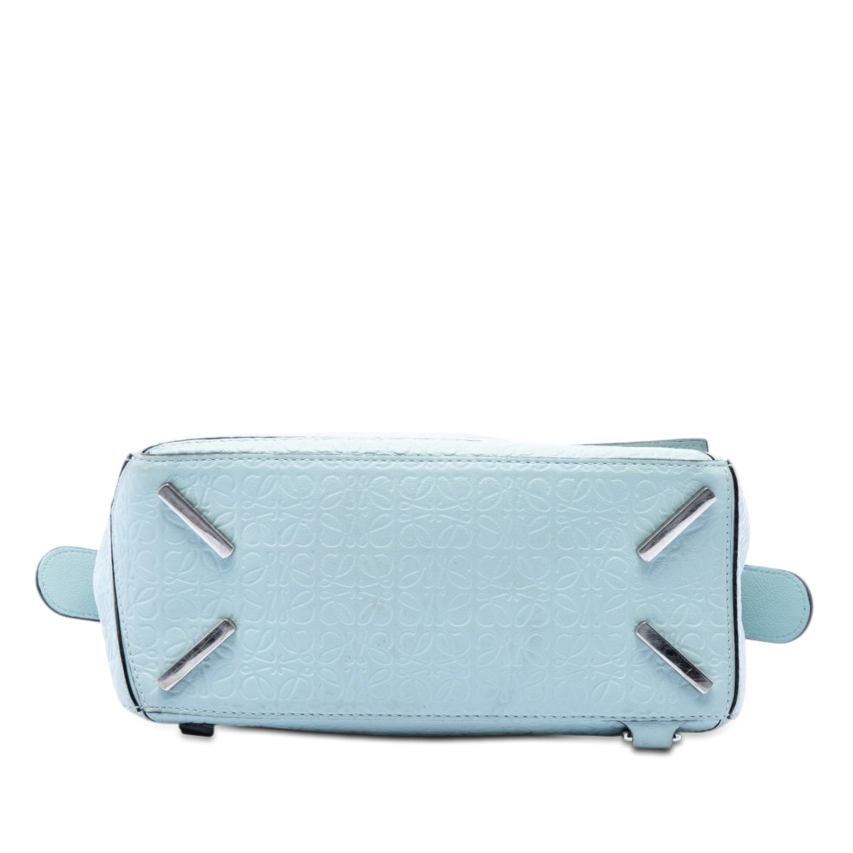 LOEWE Small Anagram Embossed Calfskin Puzzle Satchel