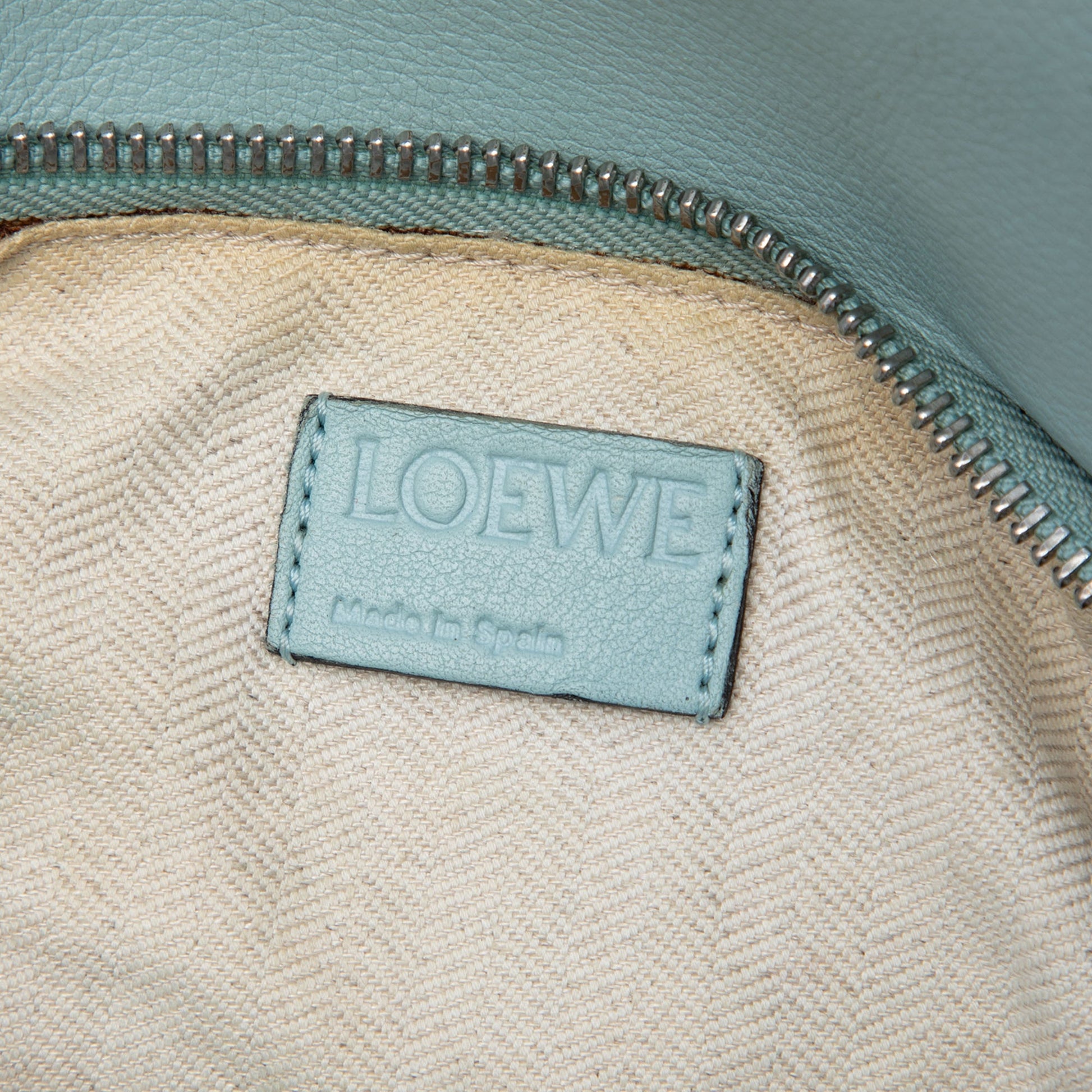 LOEWE Small Anagram Embossed Calfskin Puzzle Satchel