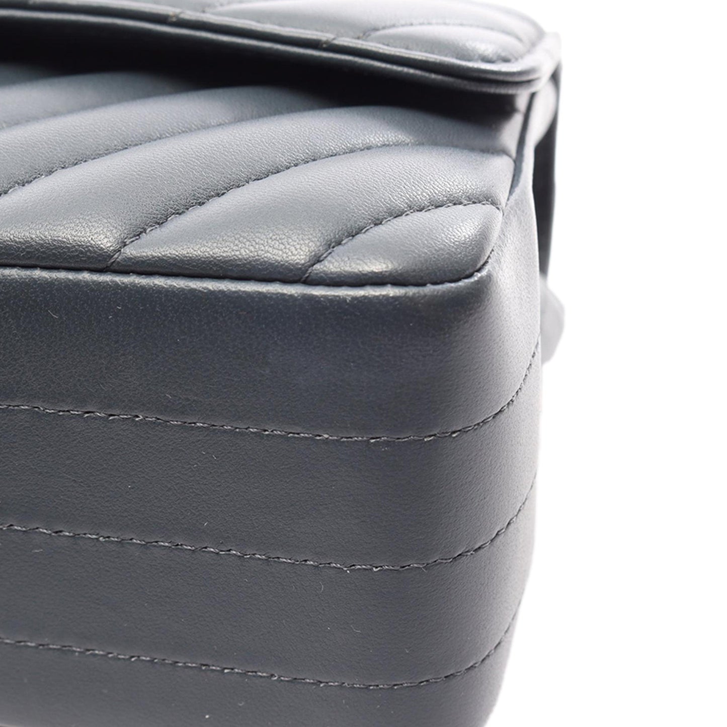 Chanel Mini Rectangular Classic Chevron Lambskin Single Flap