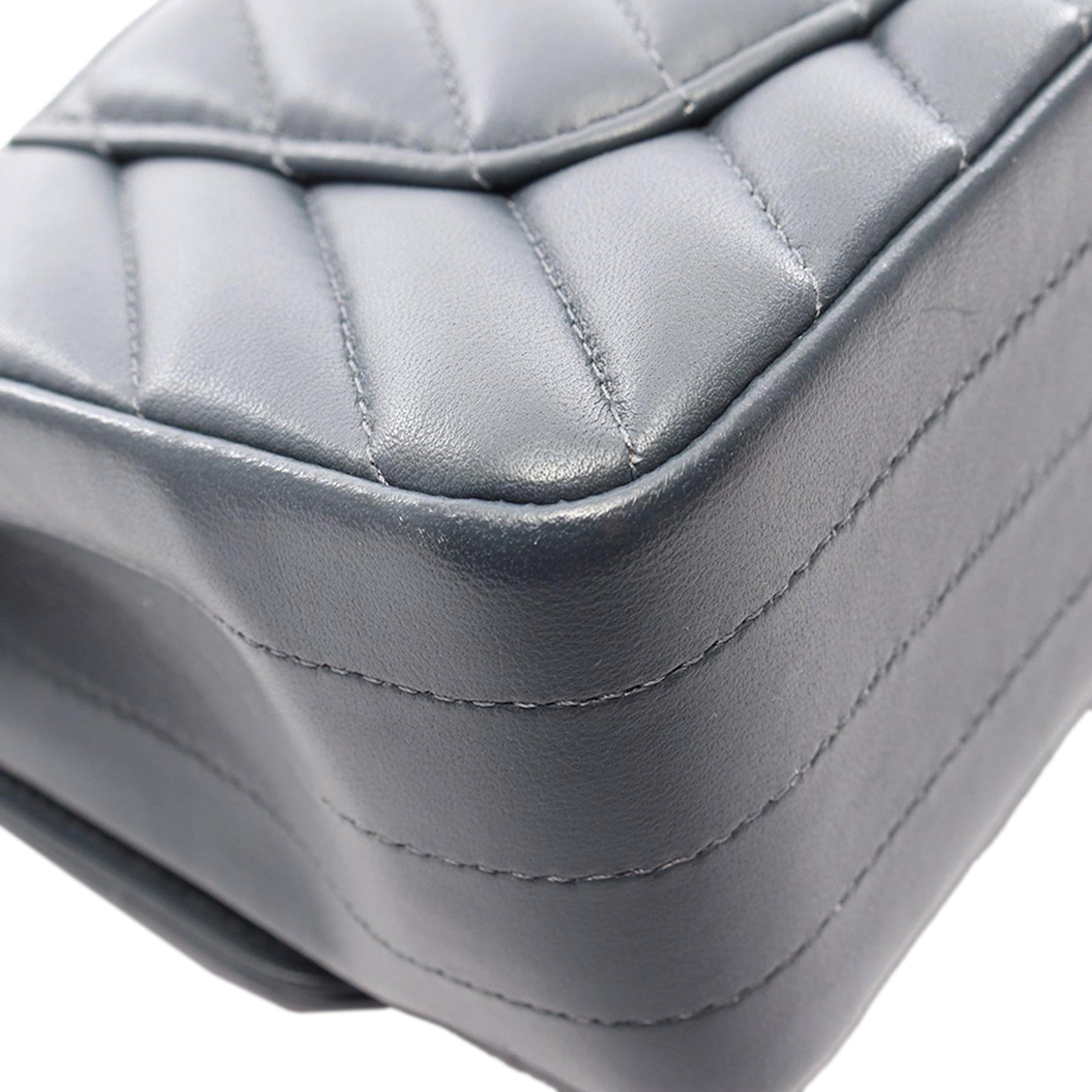 Chanel Mini Rectangular Classic Chevron Lambskin Single Flap