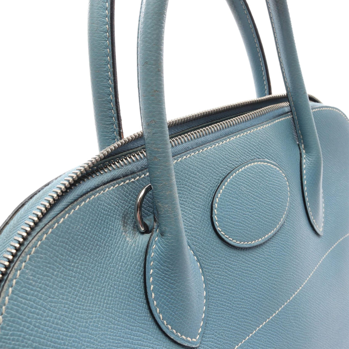 Hermès Epsom Bolide 35 — Blue