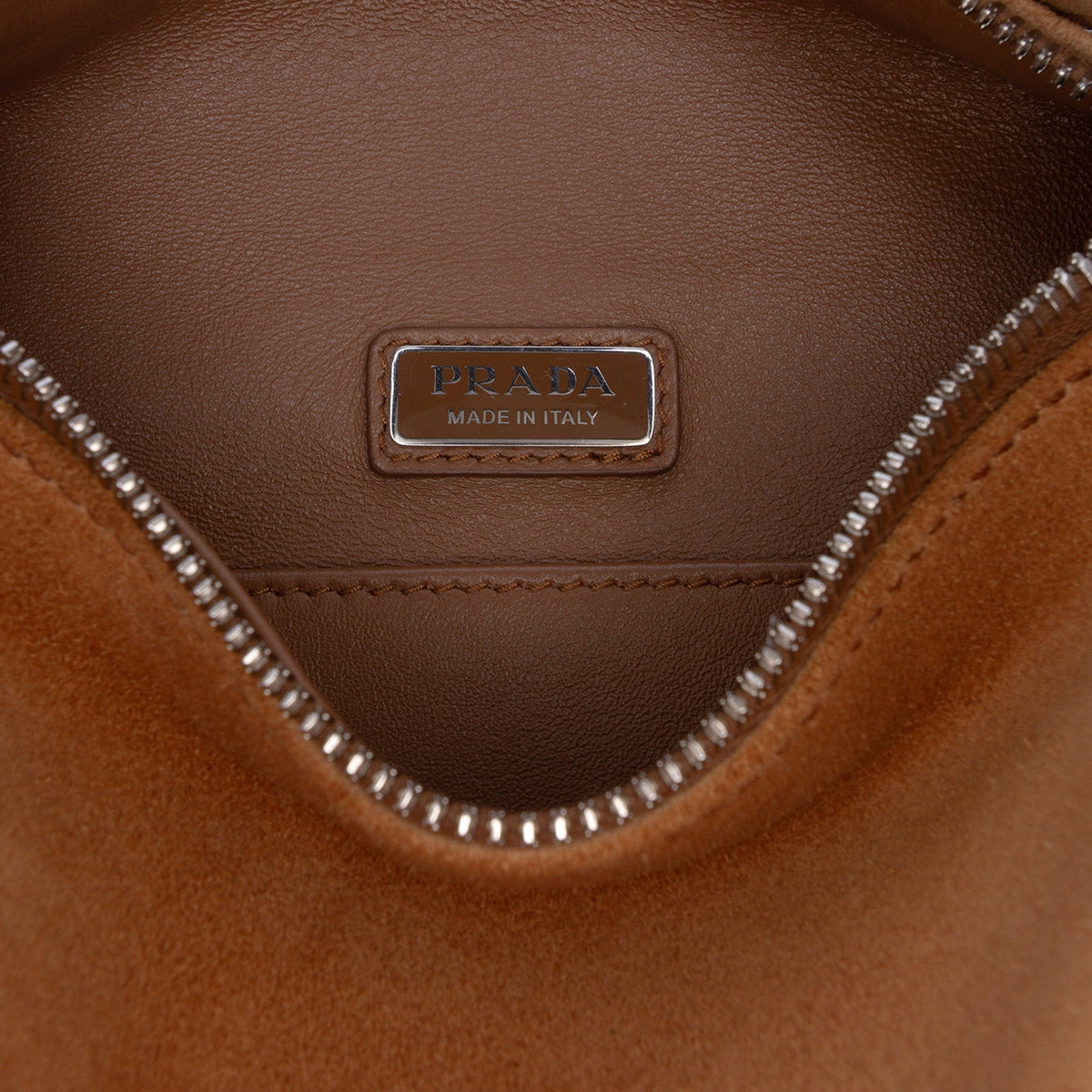 Prada Suede Top Handle Satchel