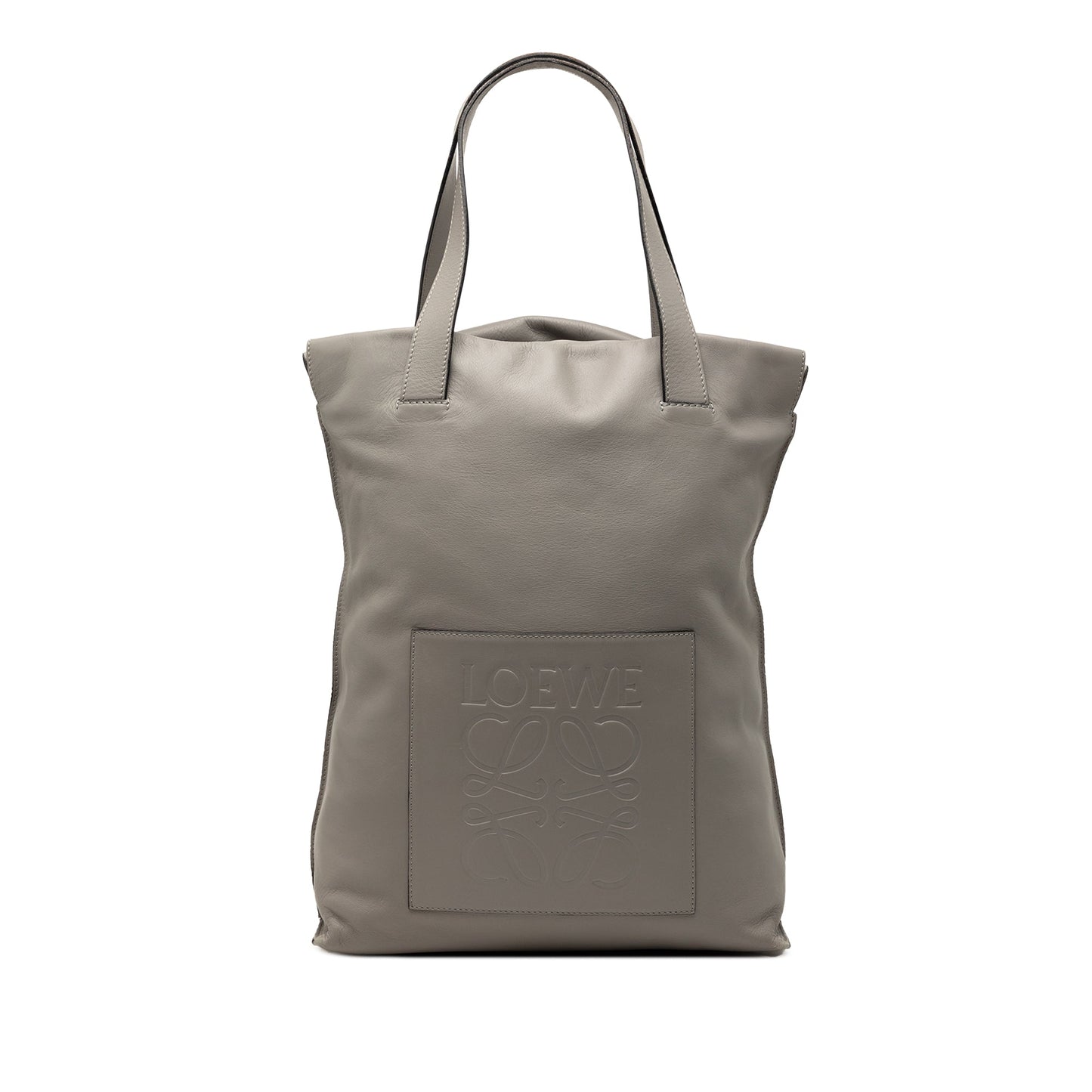 LOEWE Leather Anagram Shopper Tote