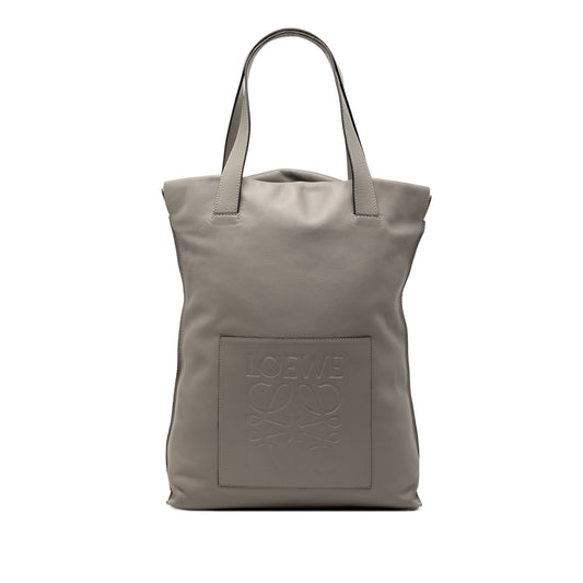 LOEWE Leather Anagram Shopper Tote