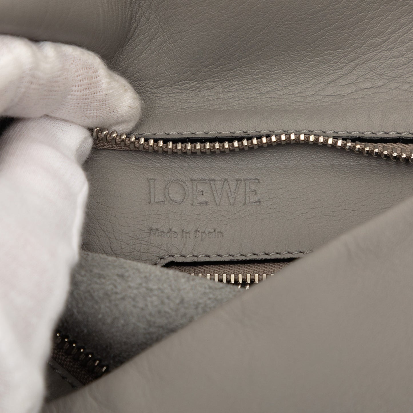 LOEWE Leather Anagram Shopper Tote