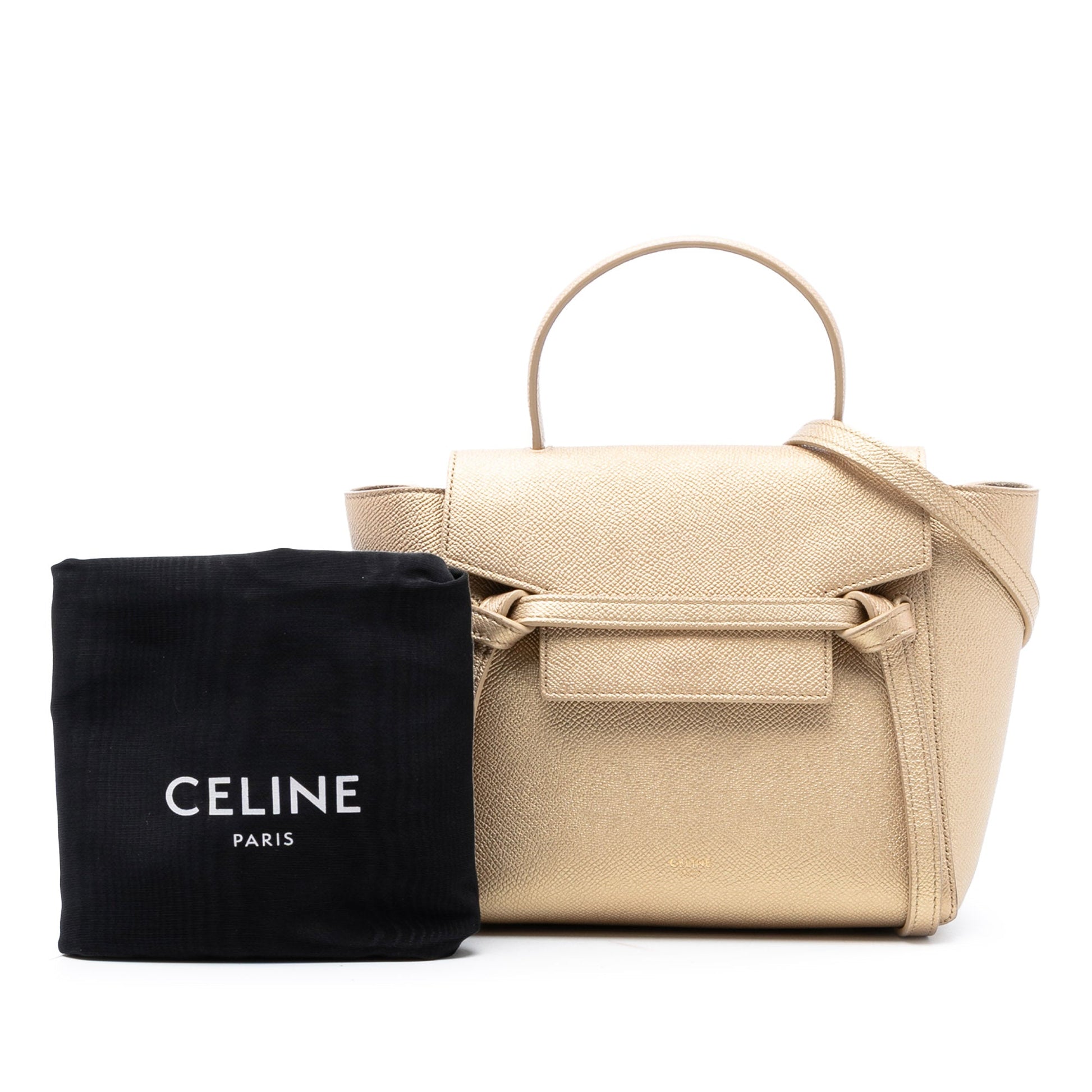 Celine Nano Grained Calfskin Belt Bag