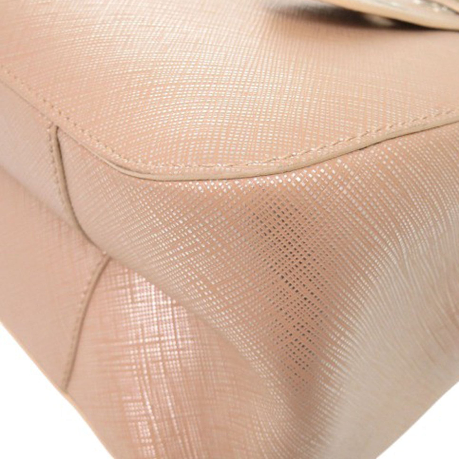 Ferragamo Metallic Calfskin Gancini Handbag