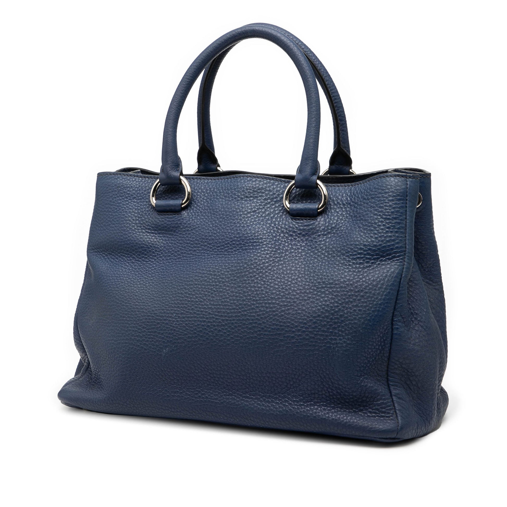 Vitello Daino Zip Top Satchel