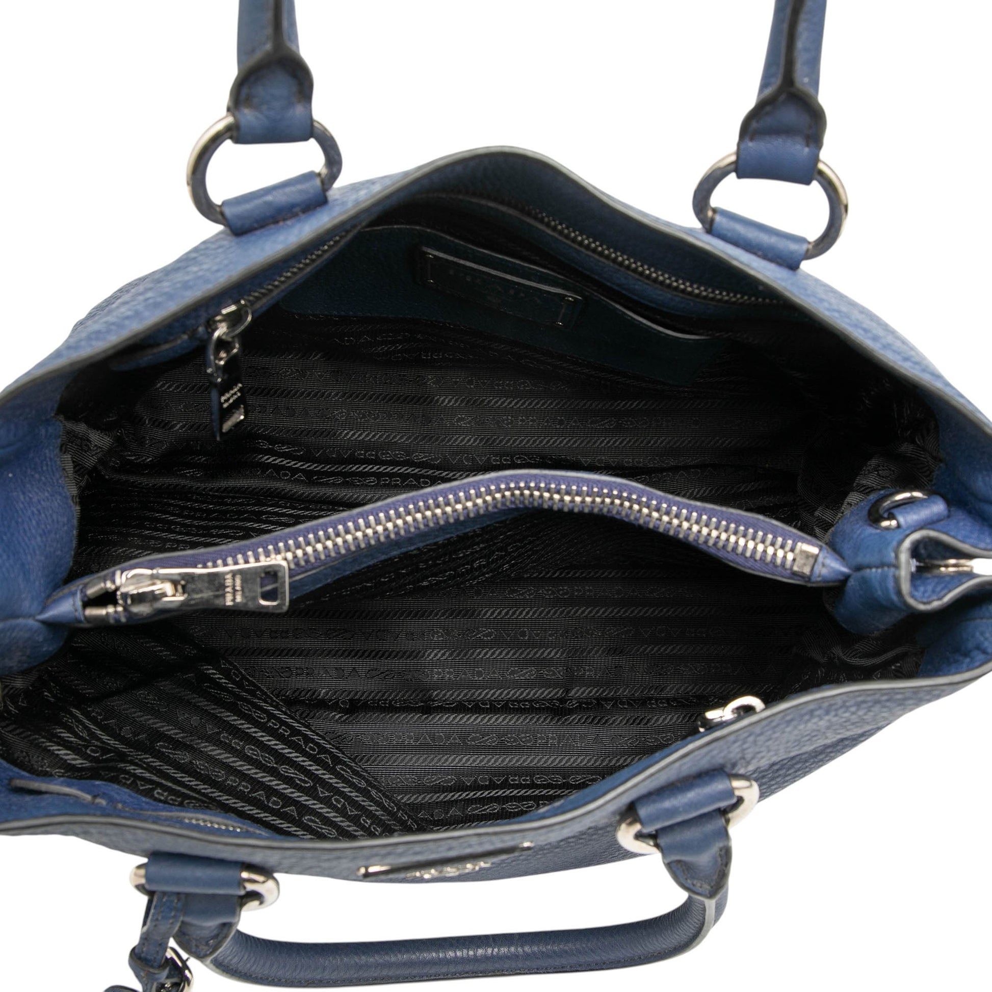 Vitello Daino Zip Top Satchel