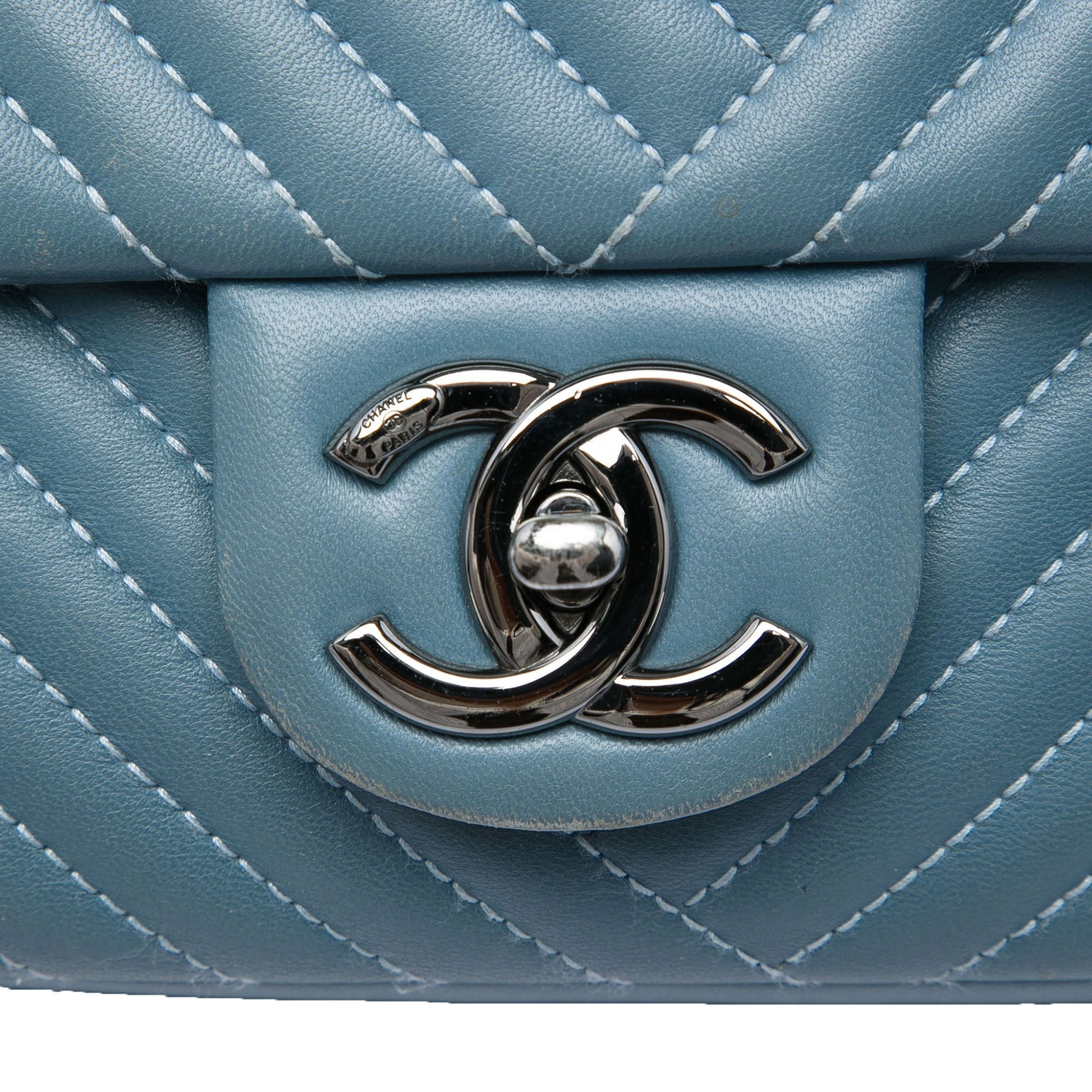 Chanel Large Lambskin CC Crossing Flap