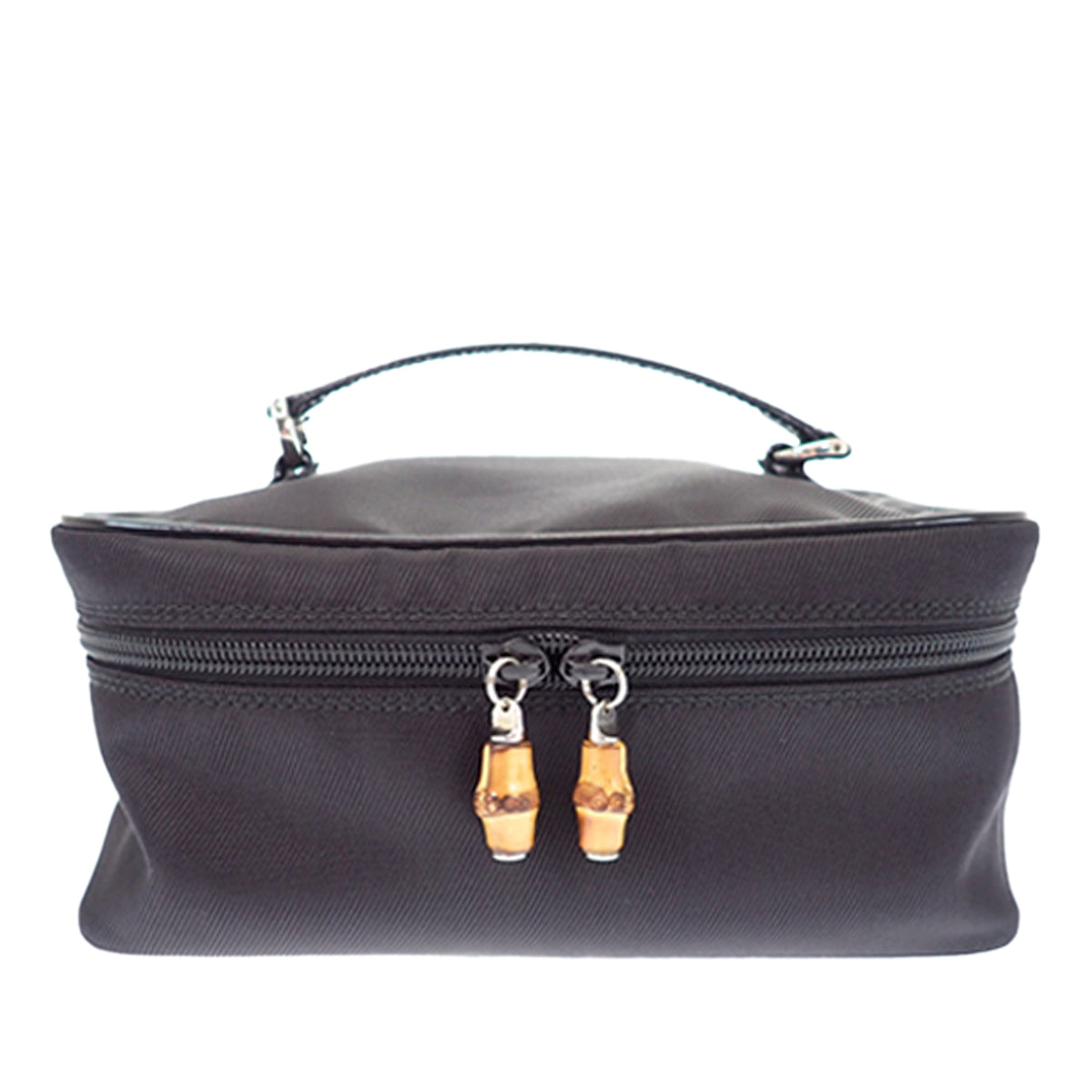 Gucci Nylon Bamboo Vanity Bag