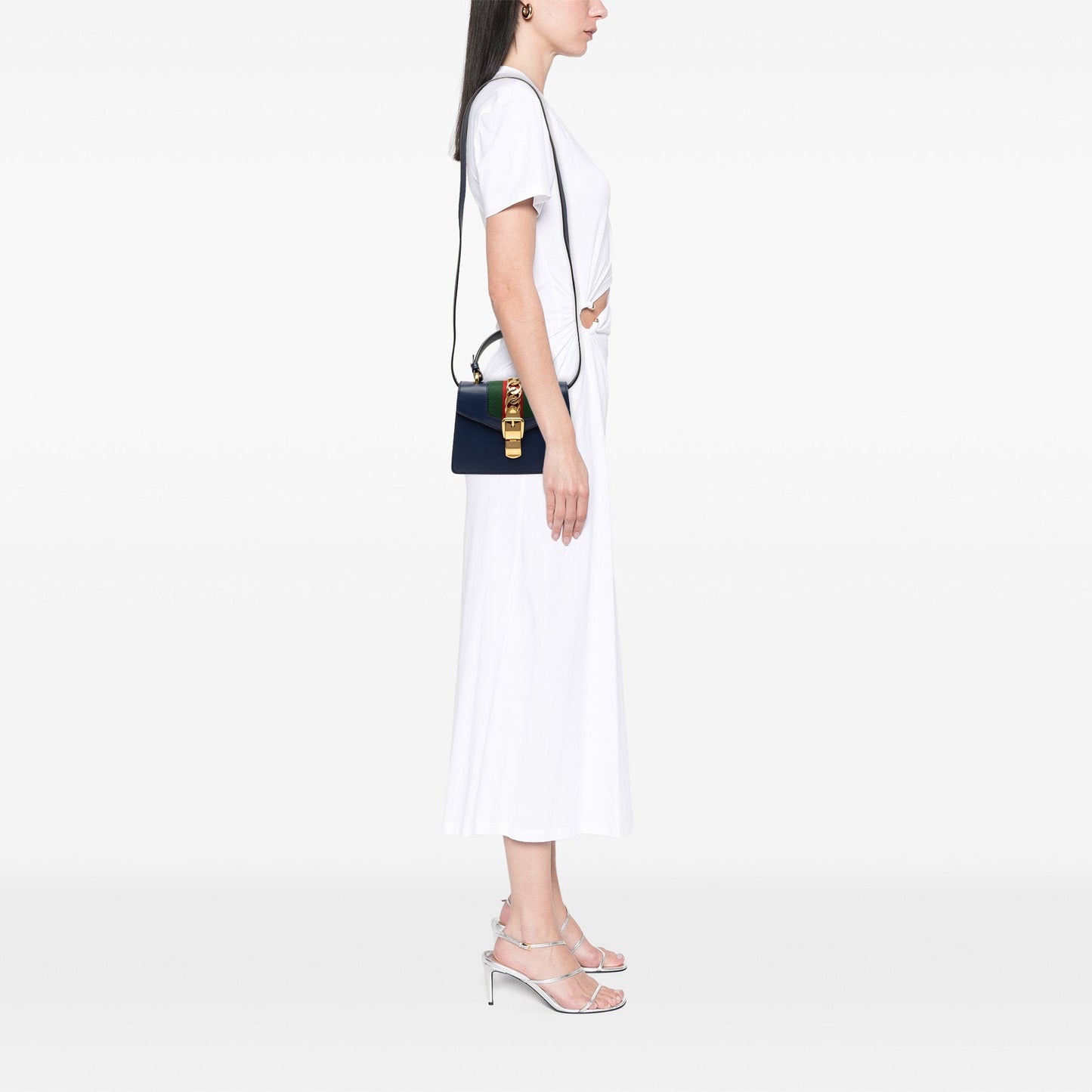 Gucci Mini Leather Sylvie Satchel